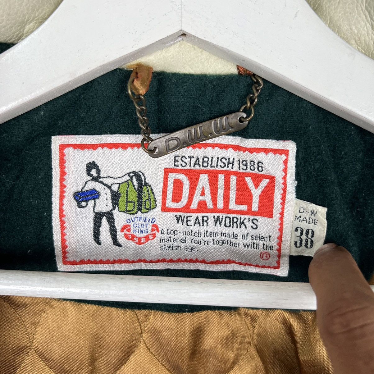 Buzz Rickson's 🔥 1980s VINTAGE DAILY WEAR WORK BATTLE OF THE BASKETBALL Size US M / EU 48-50 / 2 - 11 Thumbnail