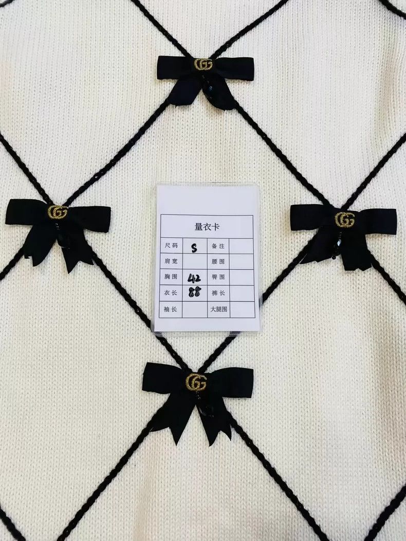Gucci GucciSilk bow embroidered logo knitted dress 2503-Nextarrow Size S / US 4 / IT 40 - 8 Thumbnail
