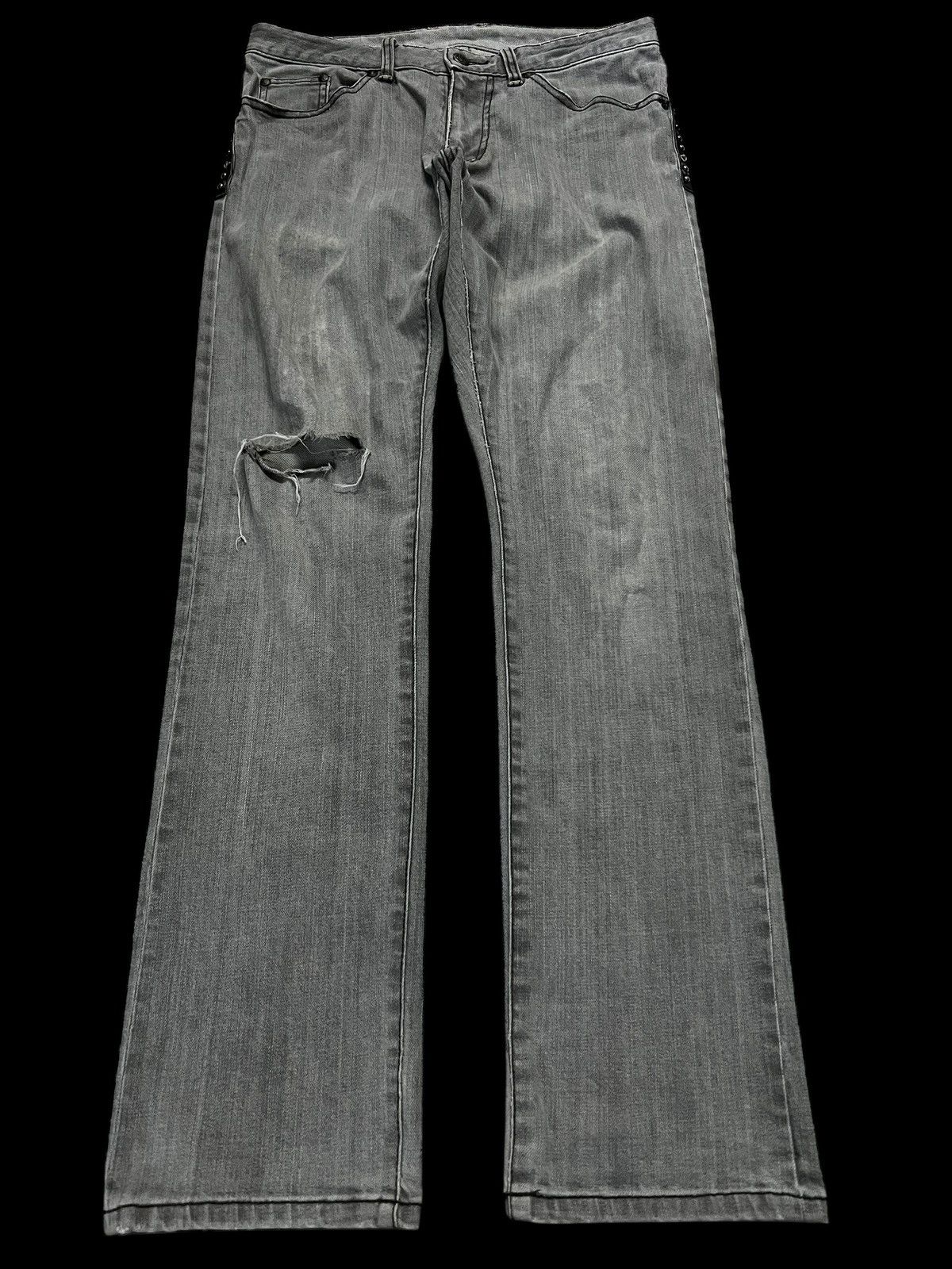 If Six Was Nine × Japanese Brand × Vintage CUSTOM CULTURE DISTRESS JEANS Size US 29 - 1 Thumbnail