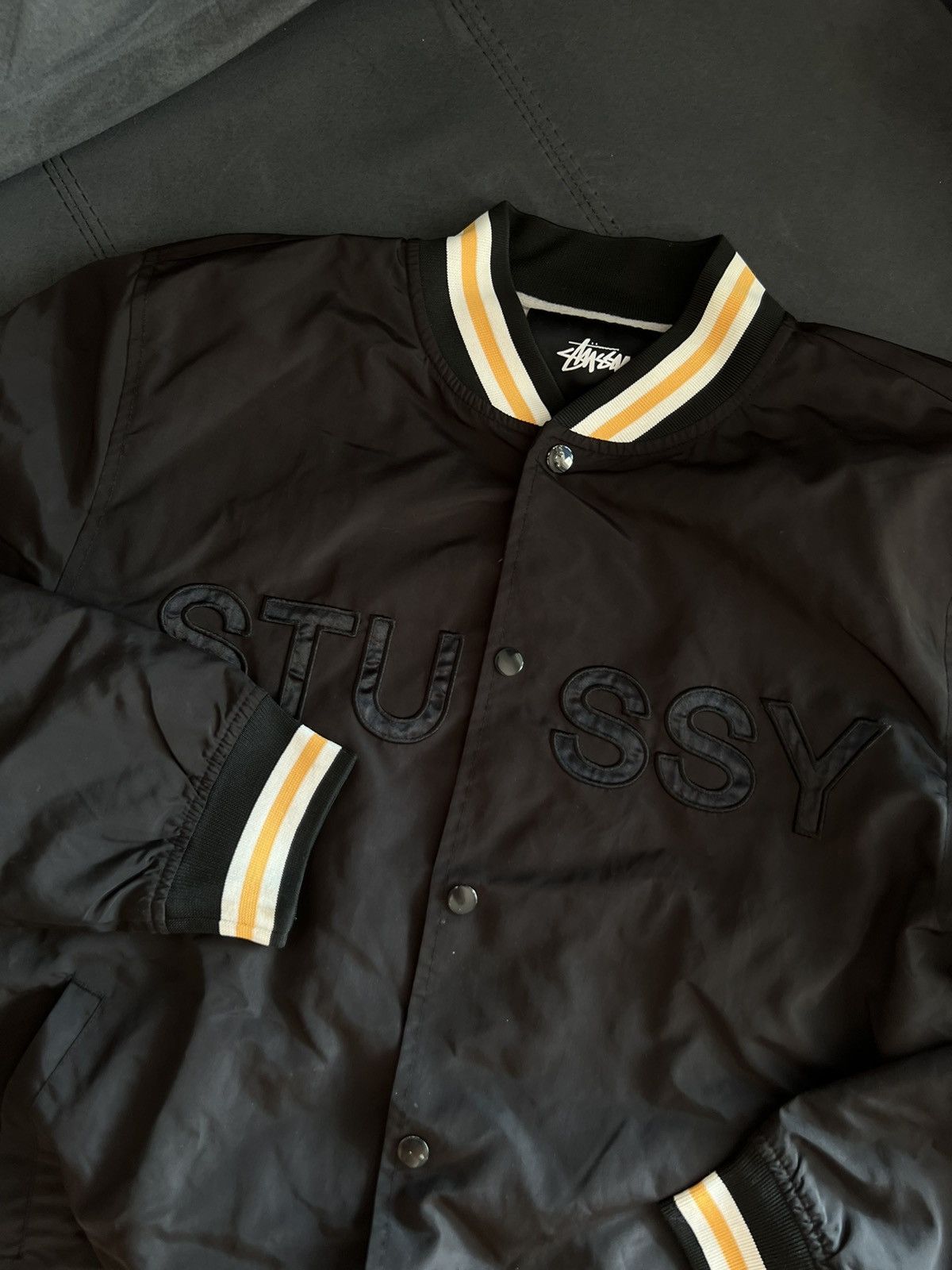 Stussy Stussy big logo bomber Size US L / EU 52-54 / 3 - 5 Thumbnail
