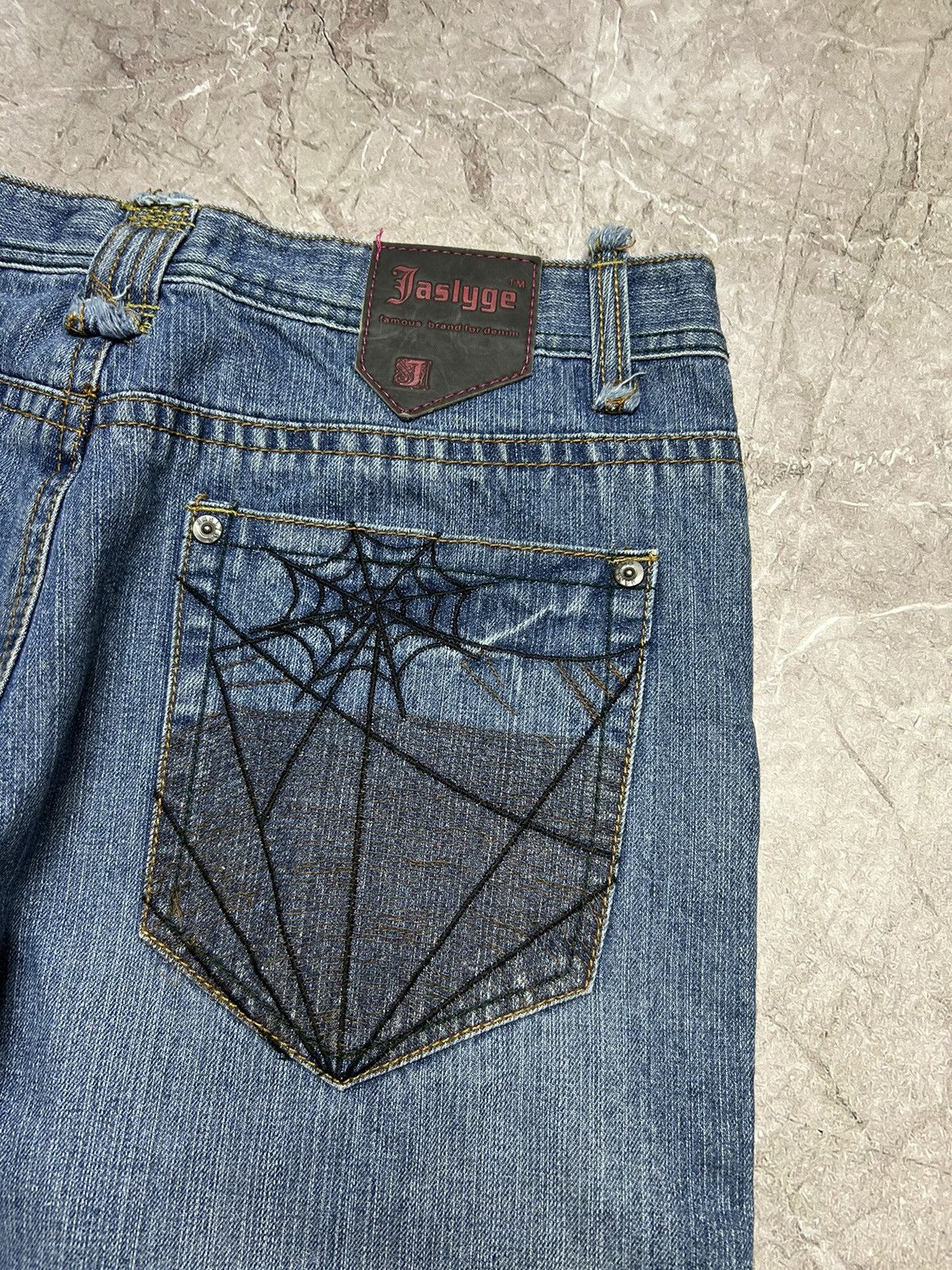 Designer × Japanese Brand Jaslyge Vintage Baggy Y2K Jeans Size US 36 / EU 52 - 7 Thumbnail