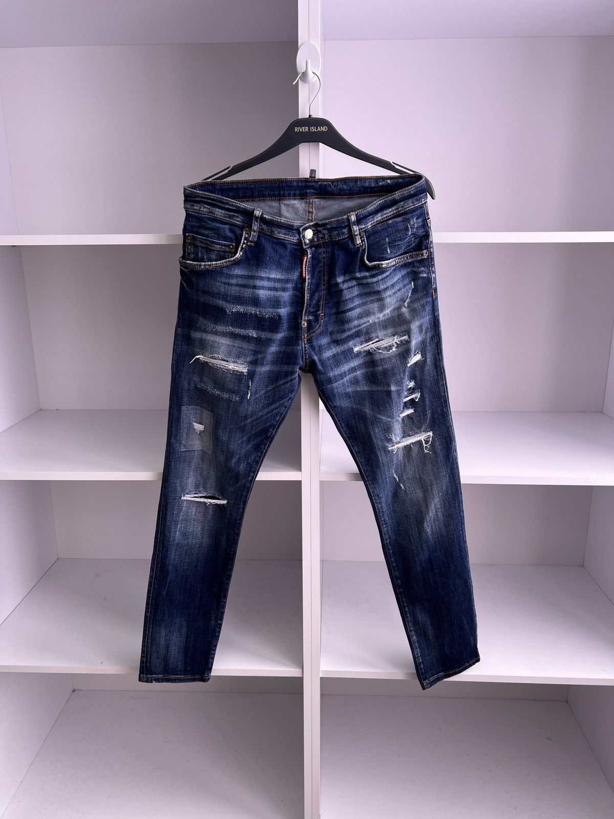 Dsquared2 × Vintage Vintage Dsquared2 Luxury Denim Blue Jeans Size US 32 / EU 48 - 2 Thumbnail