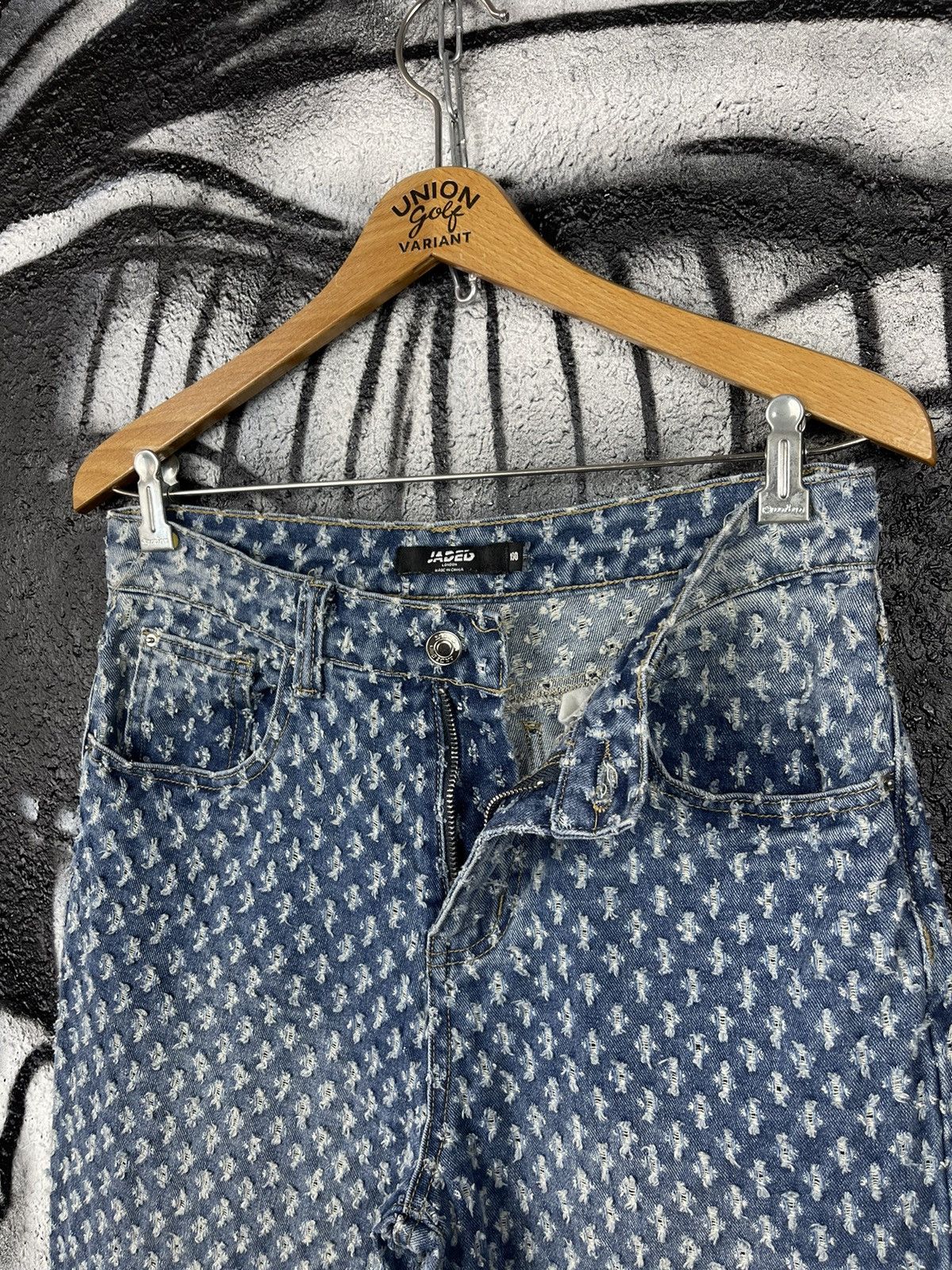 Jaded London Jaded London Distressed Pull Texture Baggy Fit Jeans Men’s Size US 30 / EU 46 - 8 Thumbnail