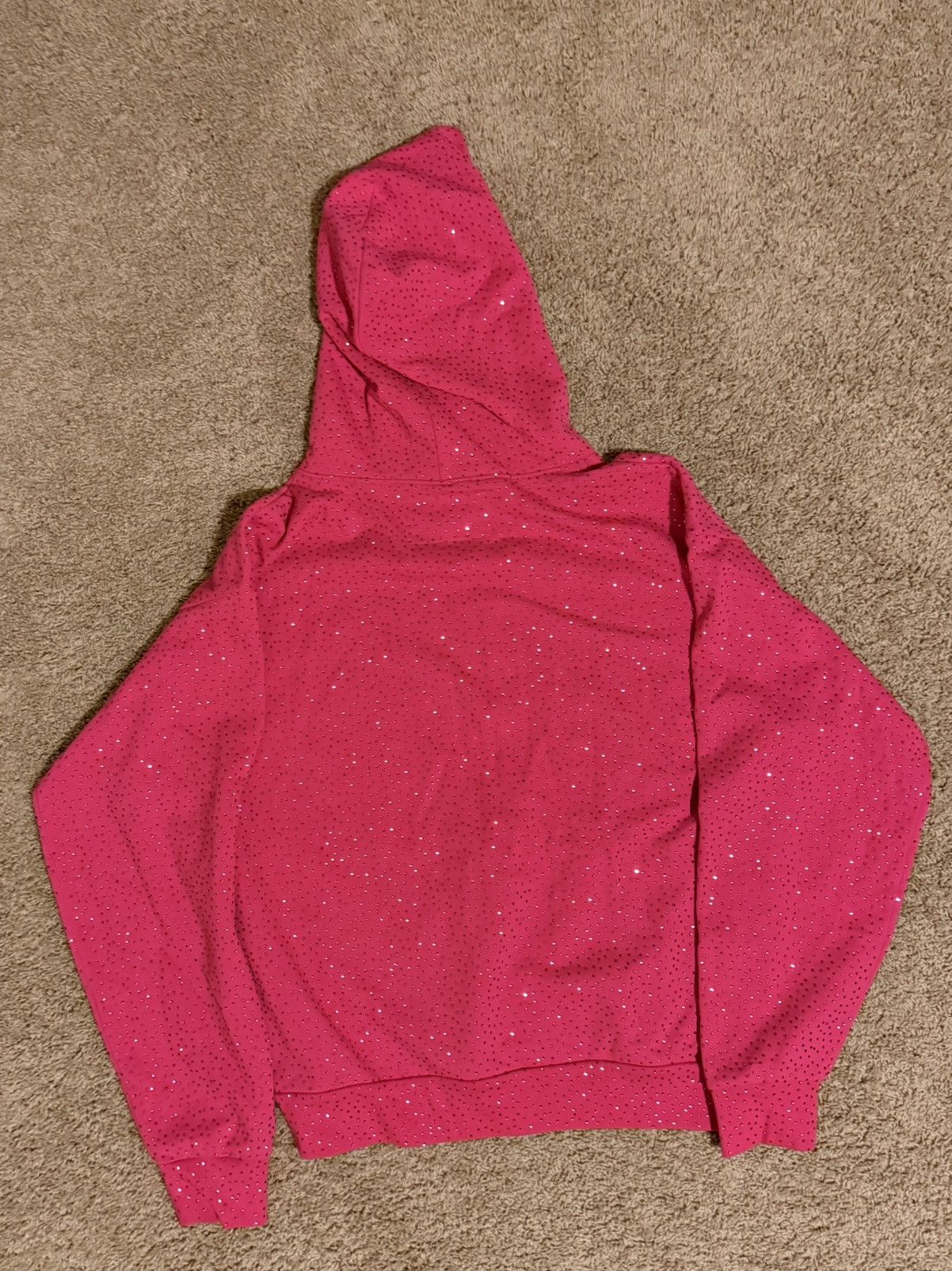 Sp5der SP5DER PINK VVS HOODIE Size US XL / EU 56 / 4 - 4 Thumbnail