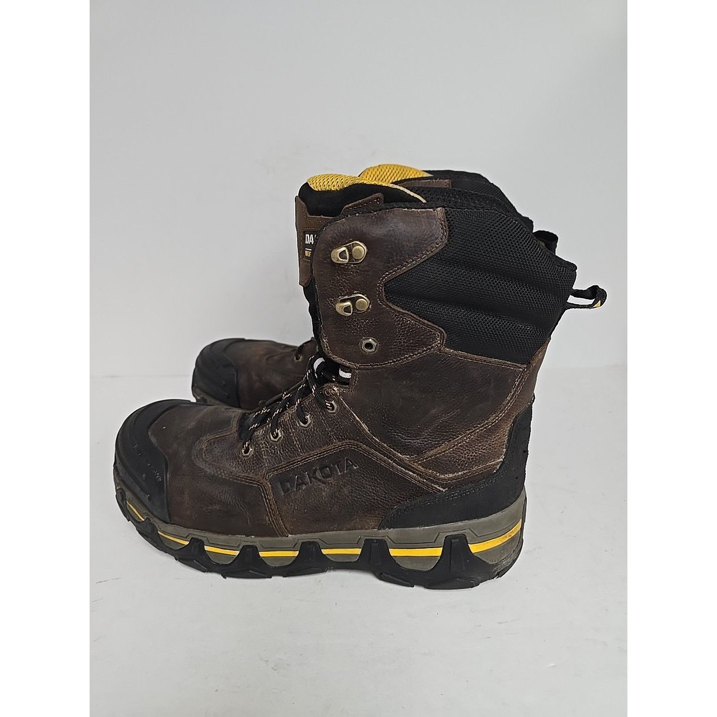 Other Dakota Men's 8'' 8550 Comp Toe CP Work Boots Brown 13M Size US 13 / EU 46 - 5 Thumbnail