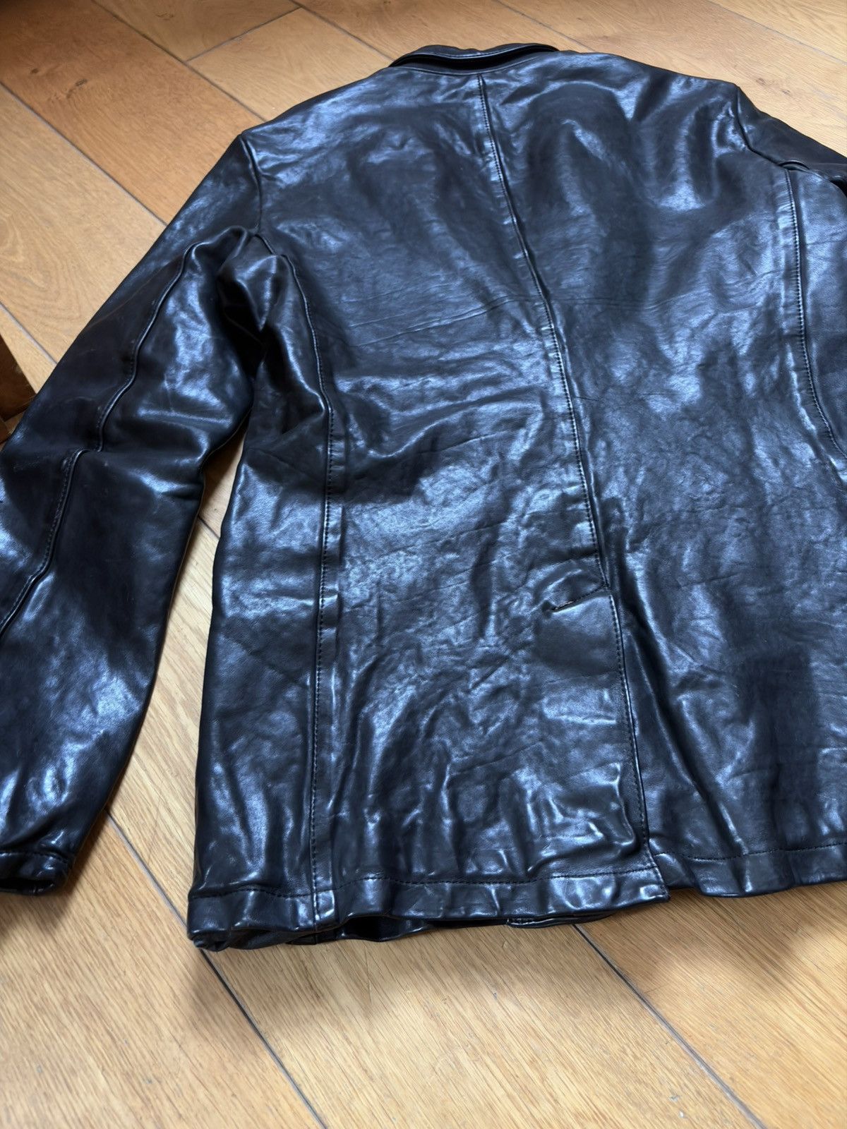 Isamu Katayama Backlash JP XL Italian Double Shoulder Garment Dyed Blazer Size US XL / EU 56 / 4 - 14 Thumbnail
