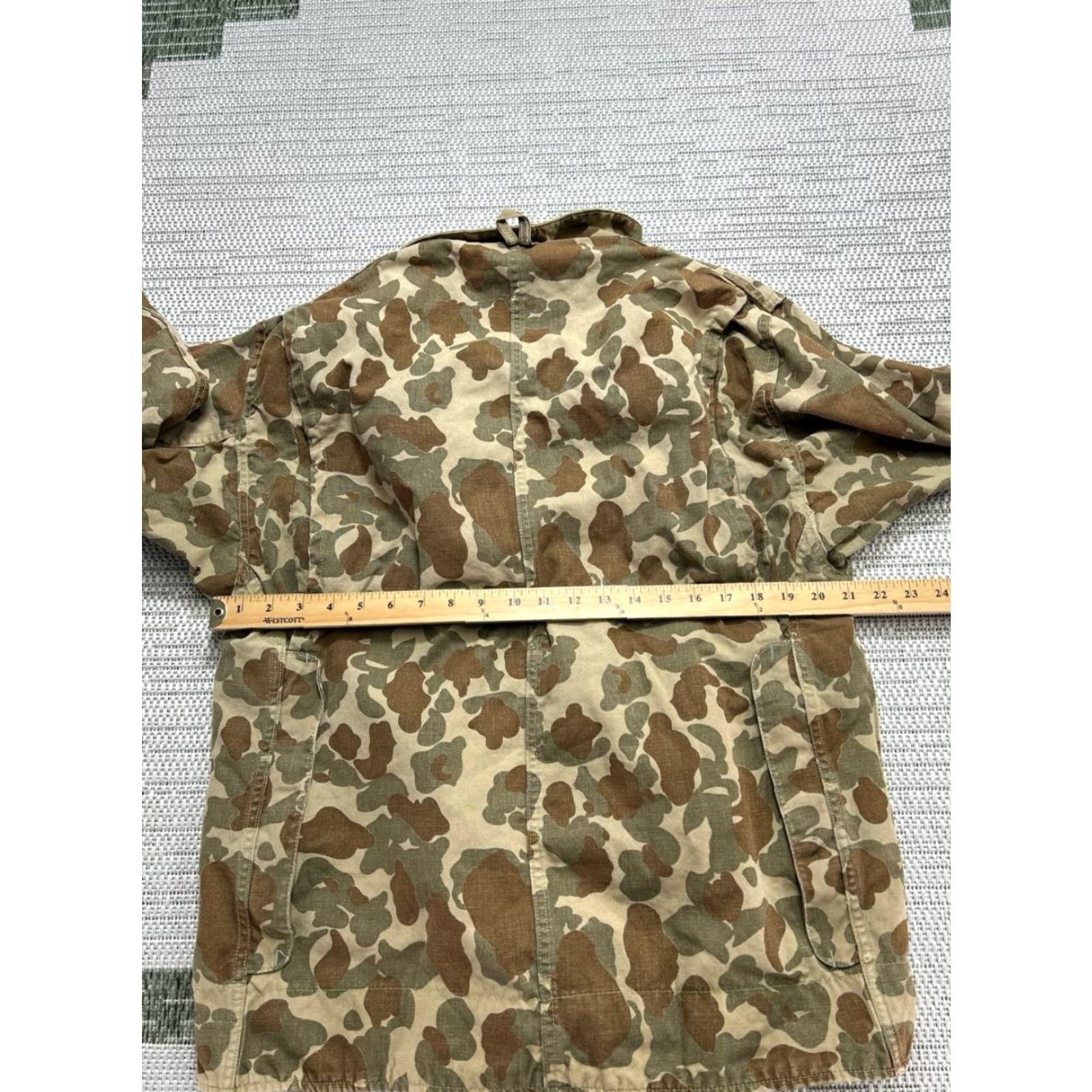 Vintage RedHead Hunting Jacket Mens Large Camouflage Cotton Canvas Bomber Jacket-ish Green Brown Headed Hunting Camouflage Jacket (L) Mens Size US L / EU 52-54 / 3 - 4 Thumbnail