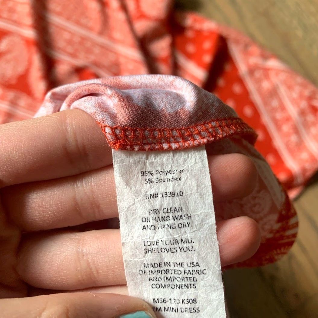 Show Me Your MuMu Show Me Your MuMu Dress Mini S Orange Women Small Dress Short Regular Mens? Size S / US 4 / IT 40 - 8 Thumbnail