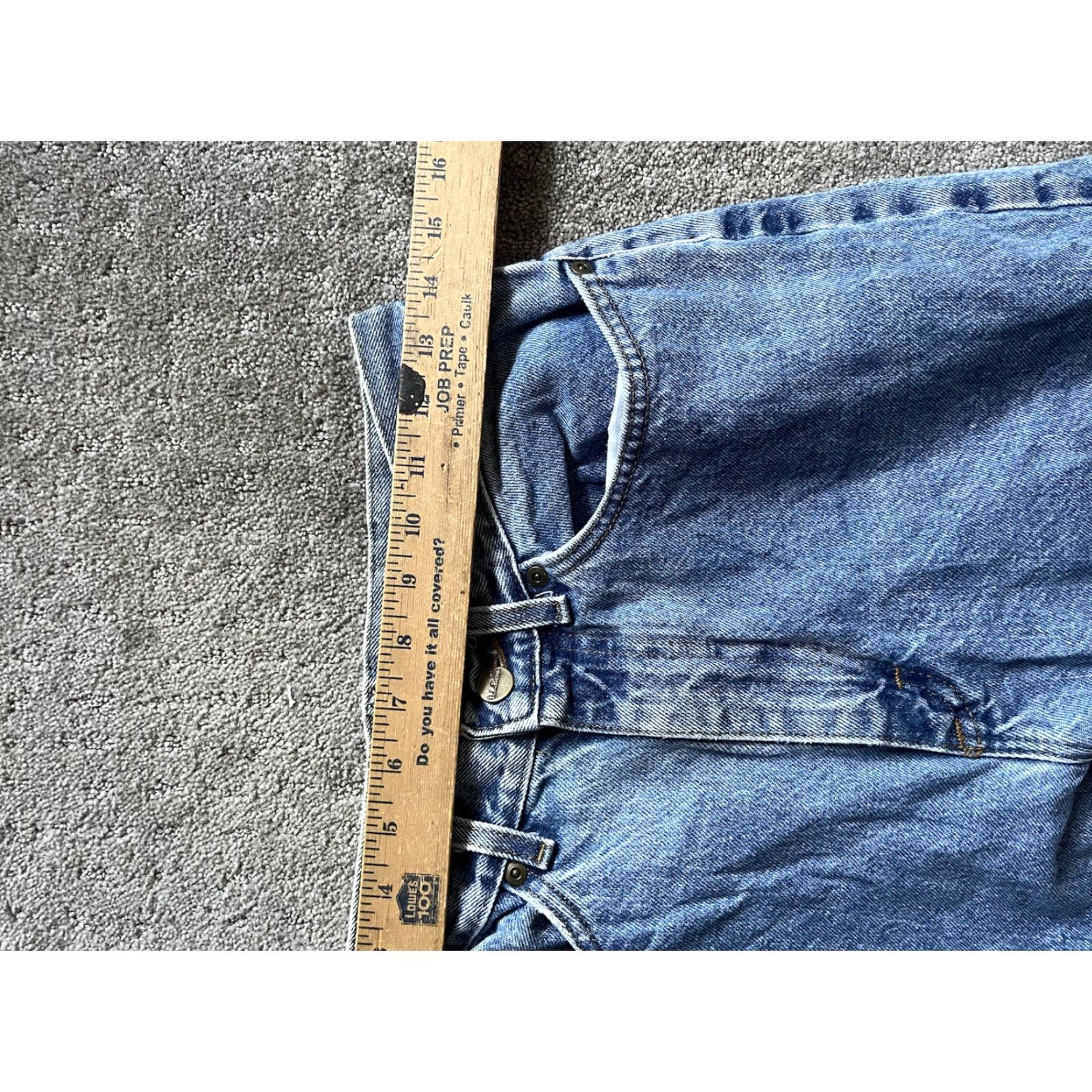Vintage VINTAGE L.L. Bean Double L Comfort Waist Denim Jeans Women’s Size 27x32 Blue Cotton USA 90s Tapered Size 27" / US 4 / IT 40 - 7 Thumbnail