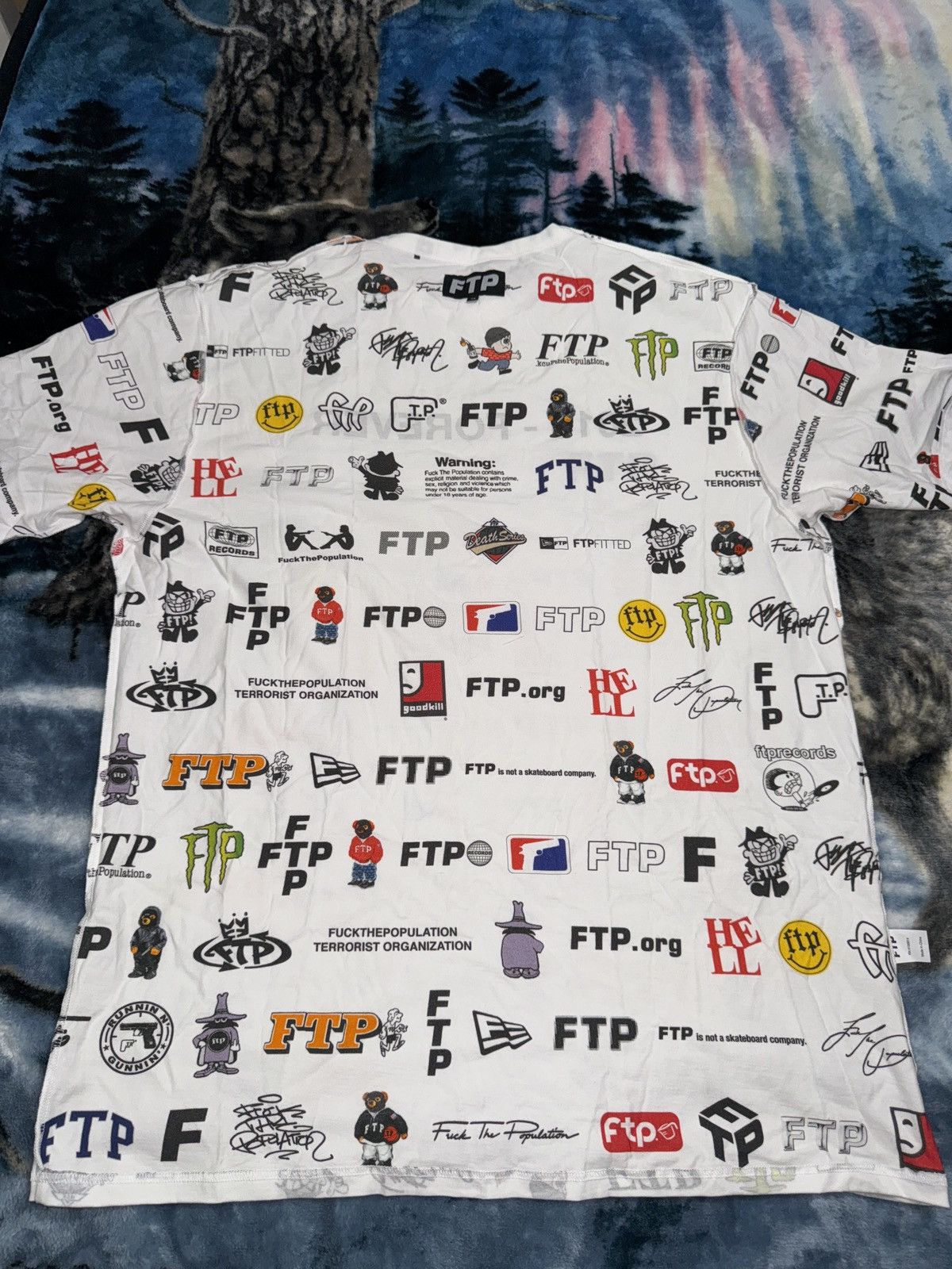 Fuck The Population FTP 13 Year Archive Tee White Size US XXL / EU 58 / 5 - 8 Thumbnail