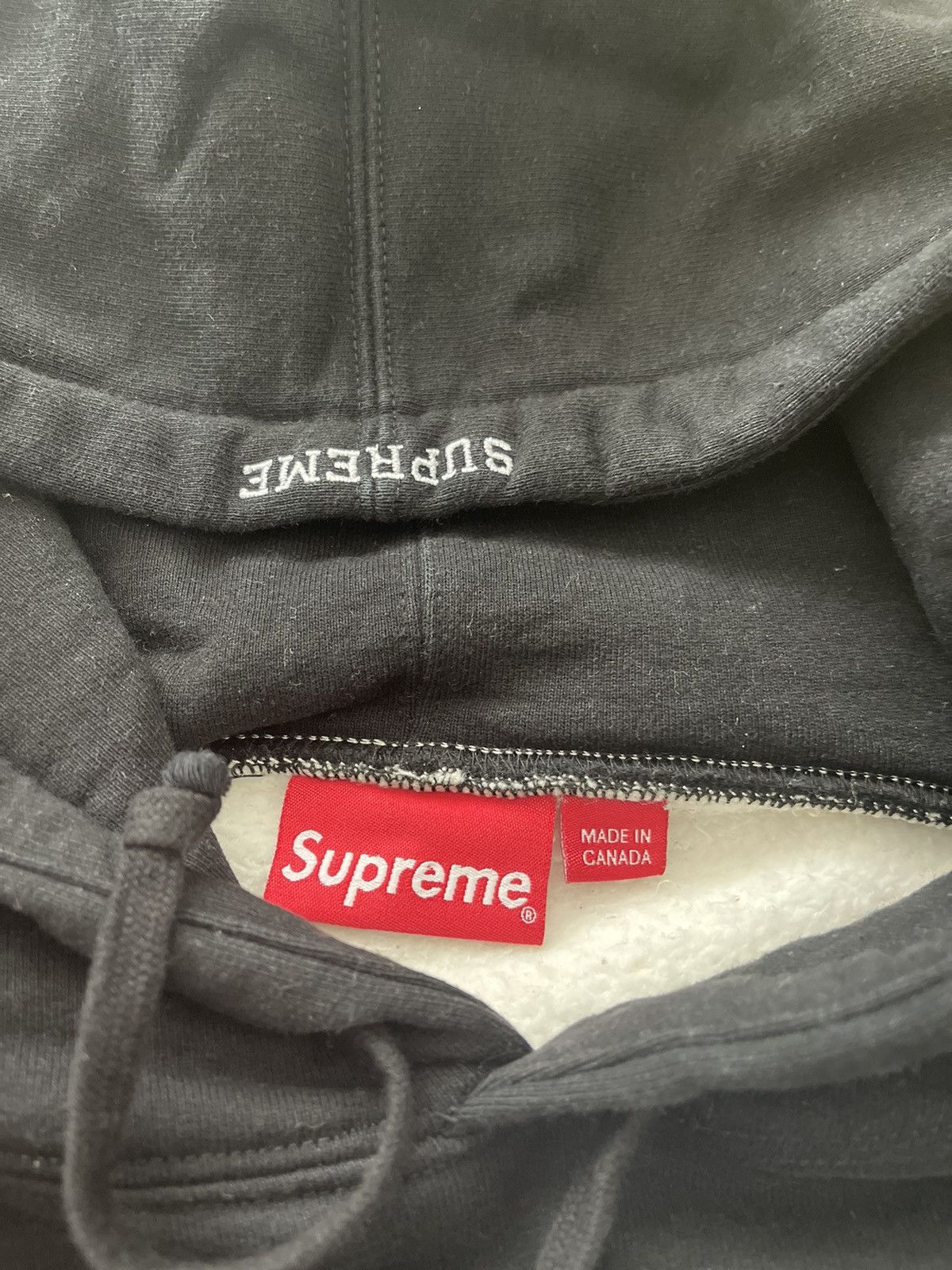 Supreme Supreme S Logo Split Hooded Sweatshirt ‘Black’ M Size US M / EU 48-50 / 2 - 6 Thumbnail