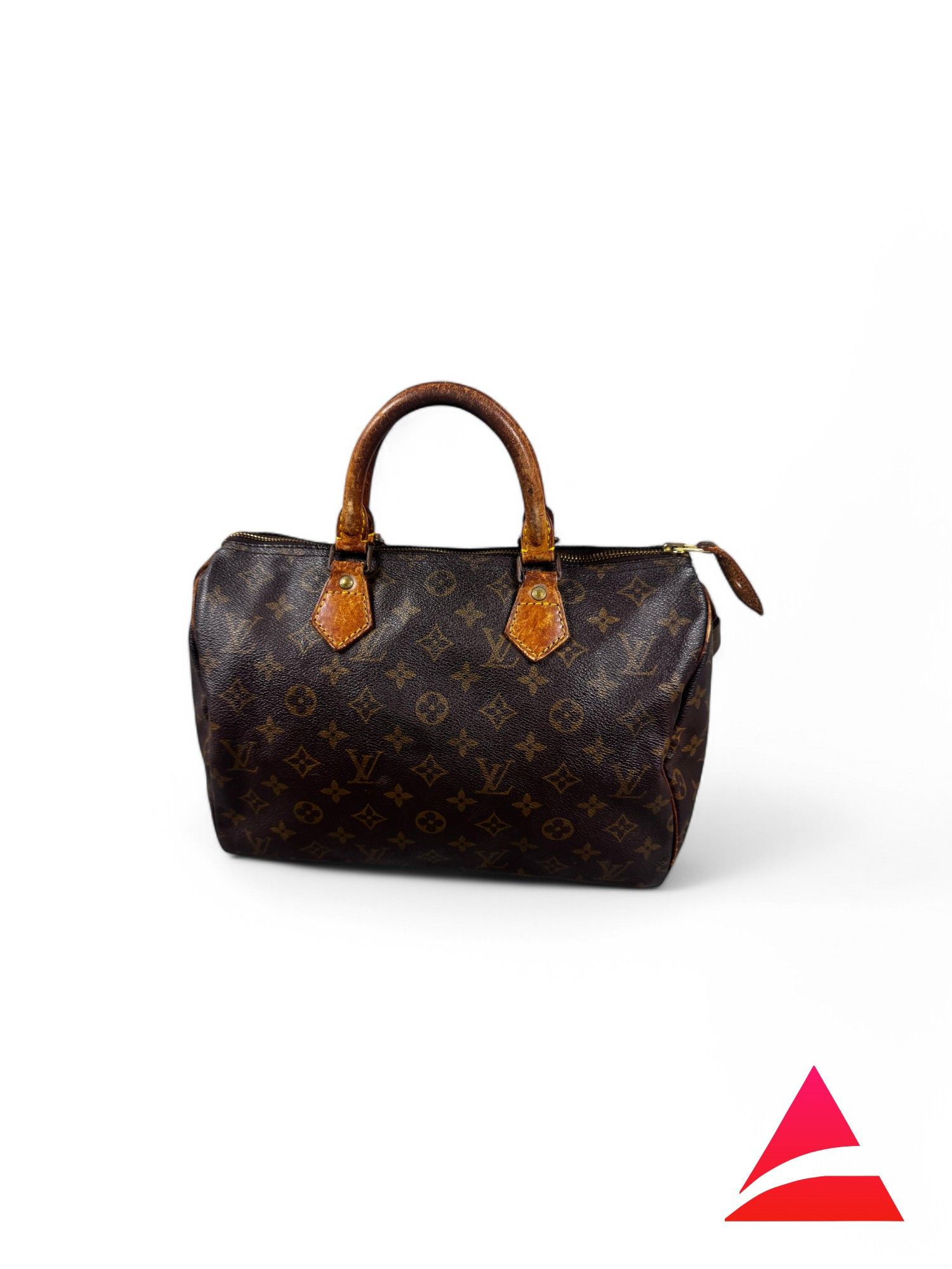 Louis Vuitton Louis Vuitton - Speedy 30 Vintage Brown Leather Handbag LV Size ONE SIZE - 1 Thumbnail