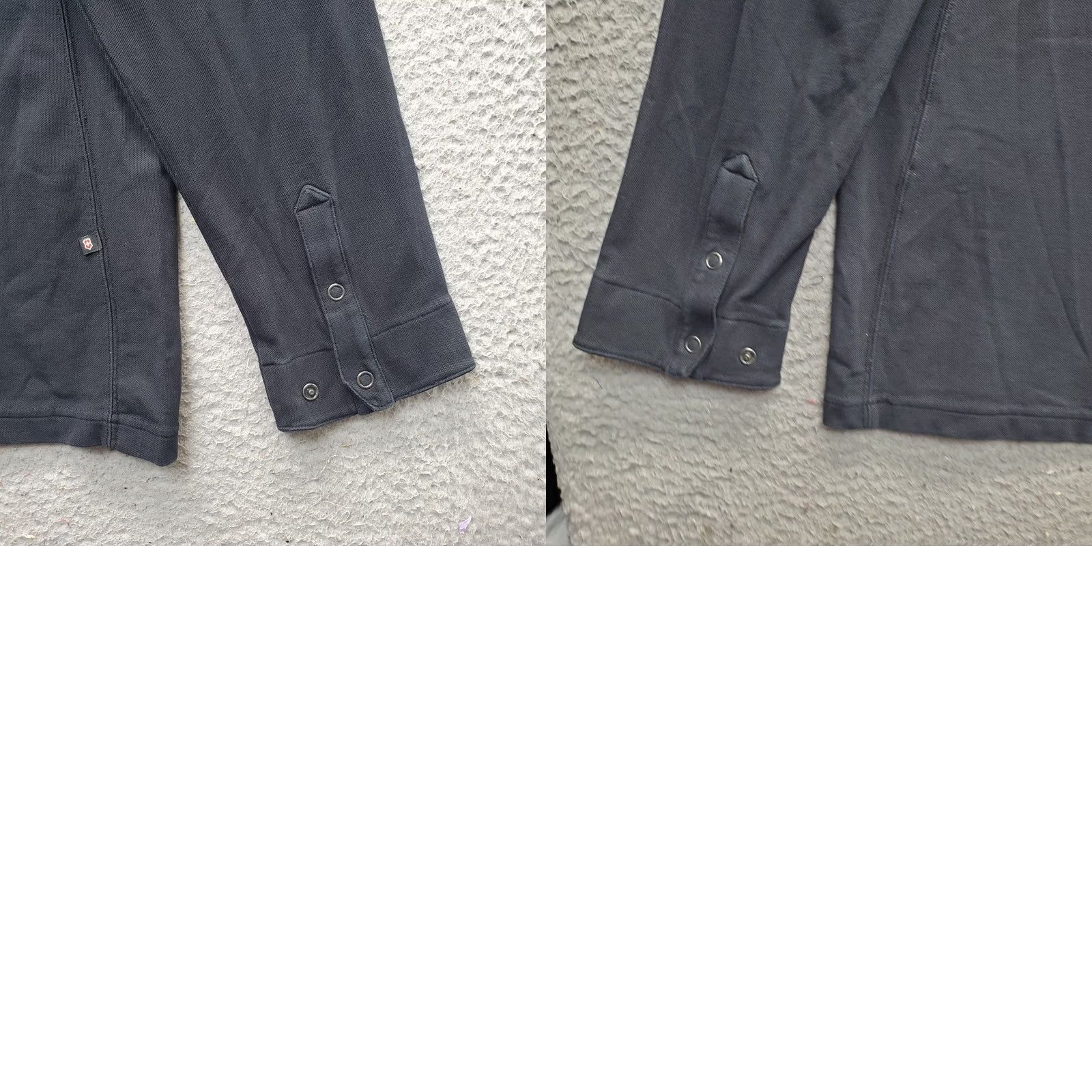 Victorinox Victorinox Polo Shirt Mens XL Black Performance Stretch Long Sleeve Quarter Zip Size US XL / EU 56 / 4 - 8 Thumbnail