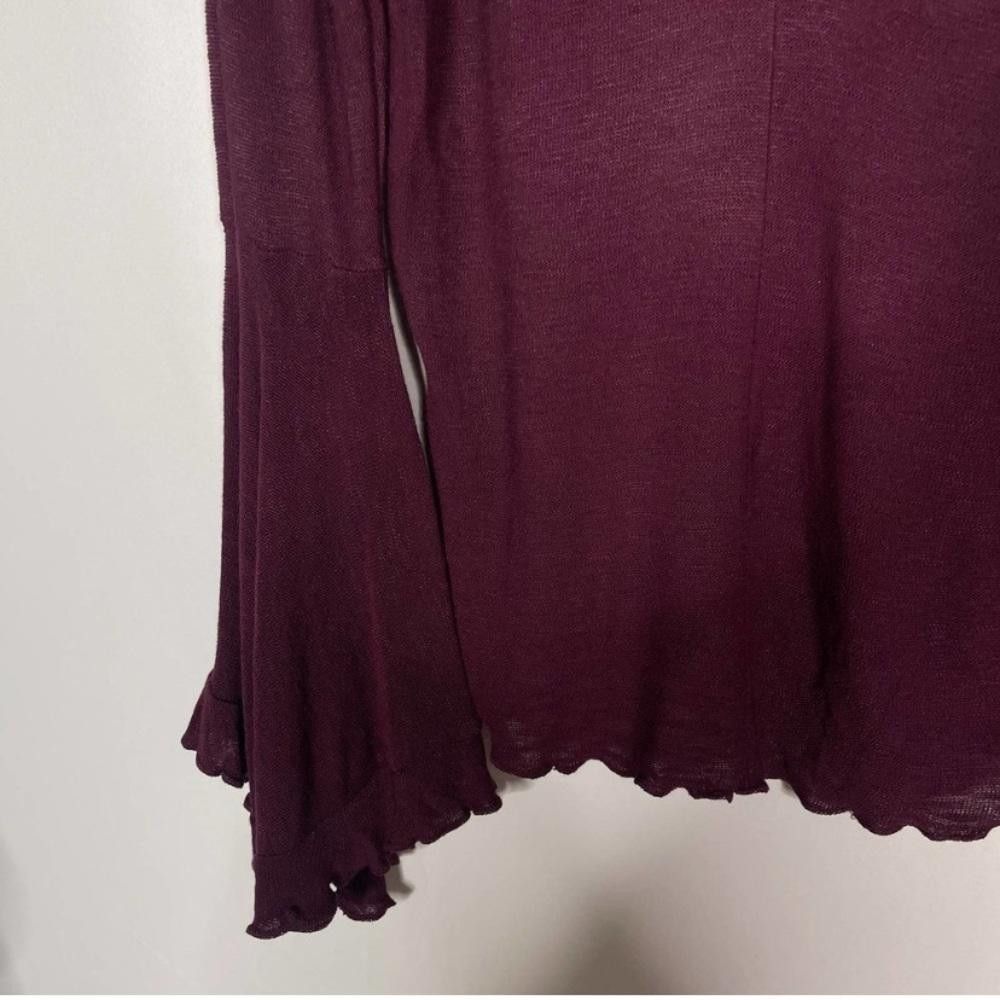 Free People Free People Y2K Flared Bell Sleeve Top Size M / US 6-8 / IT 42-44 - 5 Thumbnail