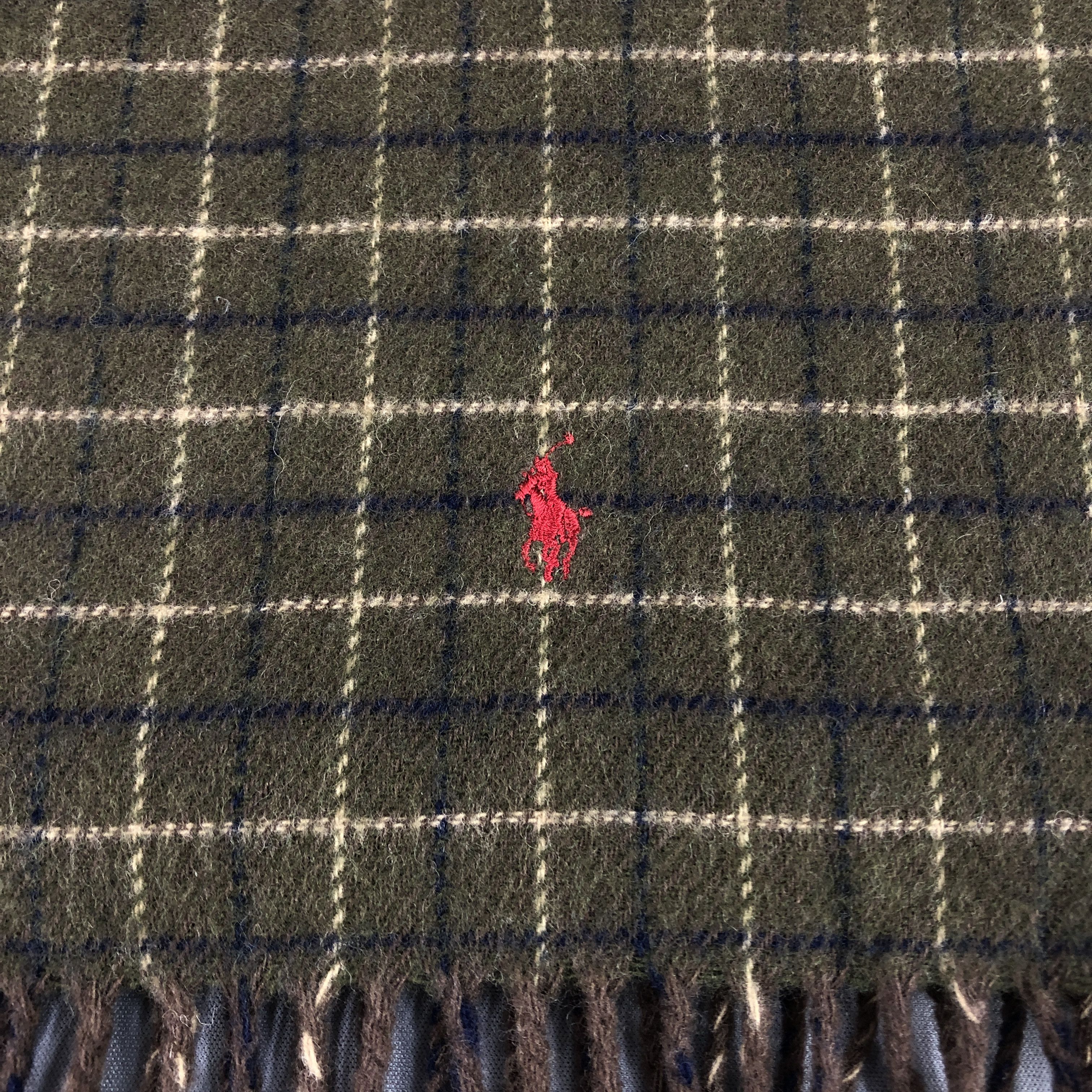 Polo Ralph Lauren Vintage Polo Ralph Lauren Wool Scarf / Muffler / Neckwear Size ONE SIZE - 6 Thumbnail