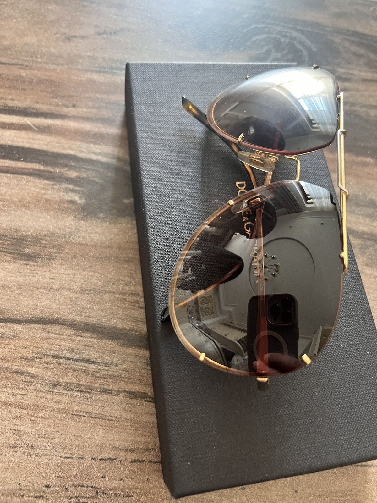 Dolce & Gabbana DOLCE & GABBANA Aviator Sunglasses Size ONE SIZE - 4 Thumbnail