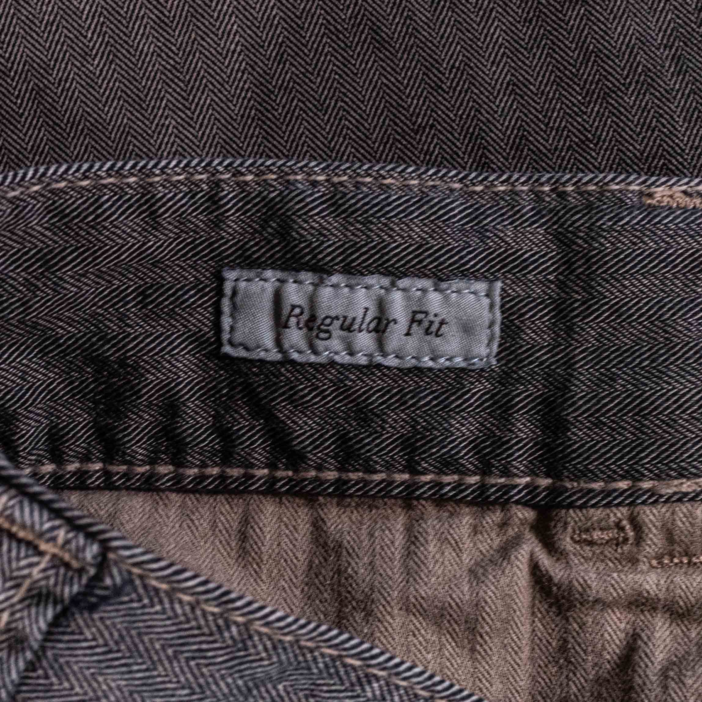Canali Canali Herringbone 5 Pocket Pants Made in Italy 54 38x28 Size US 38 / EU 54 - 10 Thumbnail