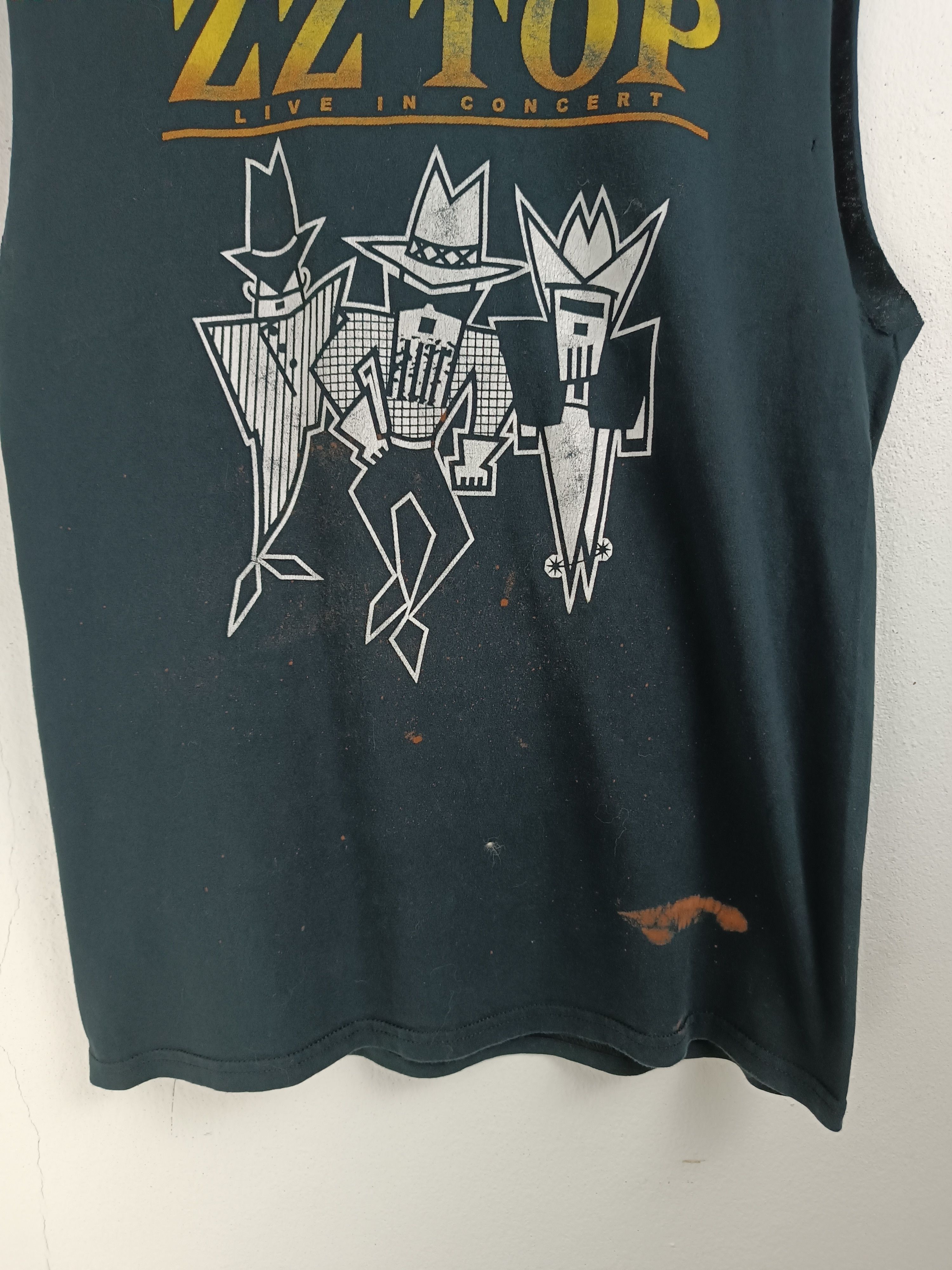 Vintage VINTAGE ZZTOP 50 YEARS ANNIVERSARY 2019 SLEEVELES TANK TOP Size US M / EU 48-50 / 2 - 7 Thumbnail