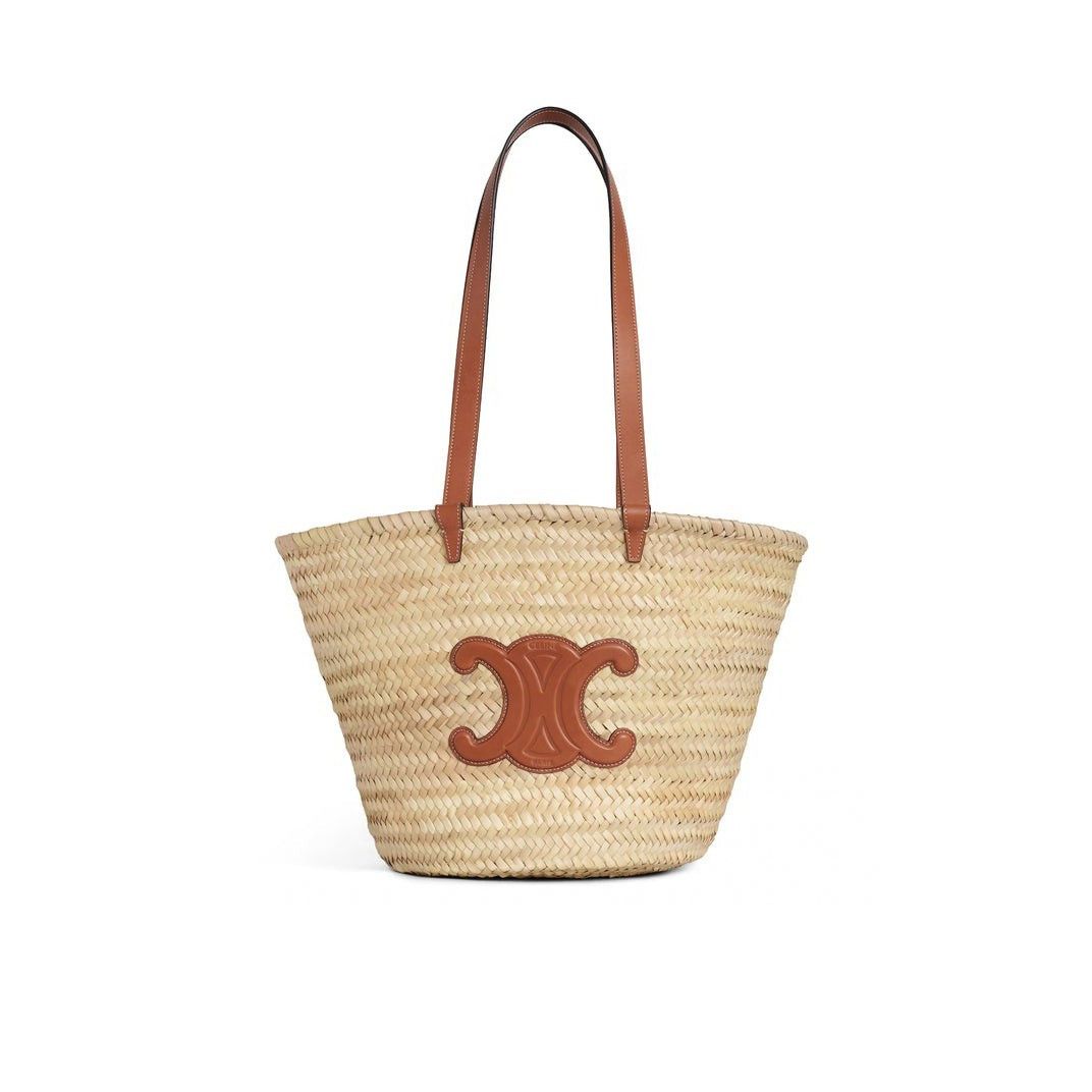 Celine CELINE Medium Panier $800 Tan Tote Bag New Size ONE SIZE - 1 Thumbnail
