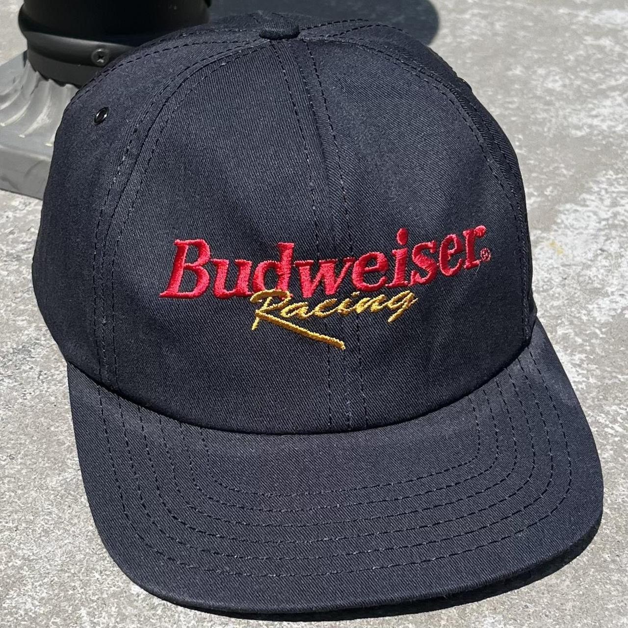 Budweiser × Vintage Vintage 90s Budweiser Racing Essential SnapBack Hat Size ONE SIZE - 1 Thumbnail