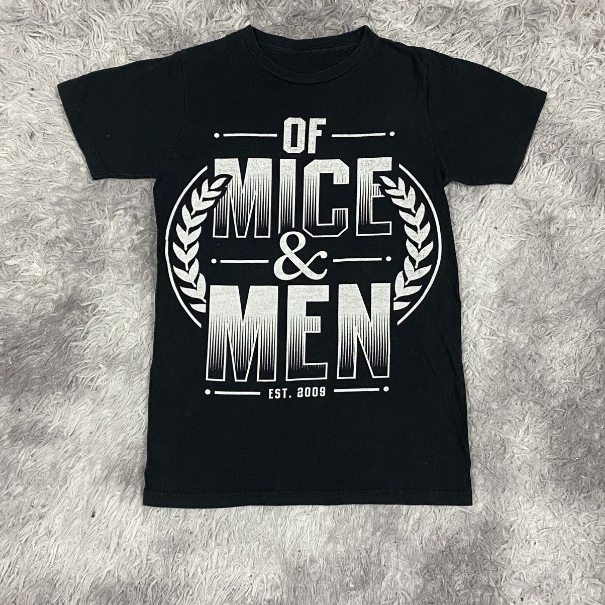 Band Tees × Tultex × Vintage Metalcore band of mice and men deathcore Size US S / EU 44-46 / 1 - 1 Thumbnail
