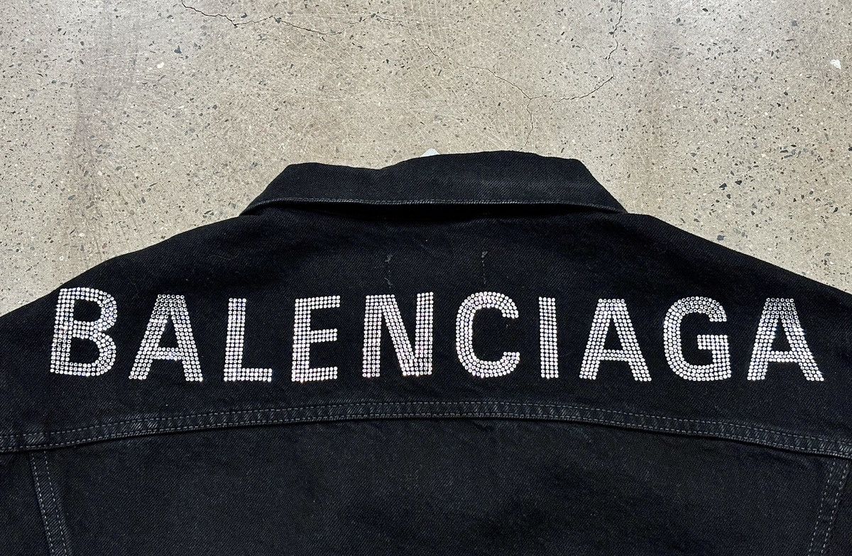 Balenciaga Balenciaga Diamond logo Denim Jacket Size US L / EU 52-54 / 3 - 4 Thumbnail