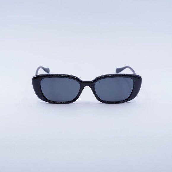 Versace Versace VE4504D GB1/87 Sunglasses Shiny Black Rectangle Size ONE SIZE - 2 Thumbnail