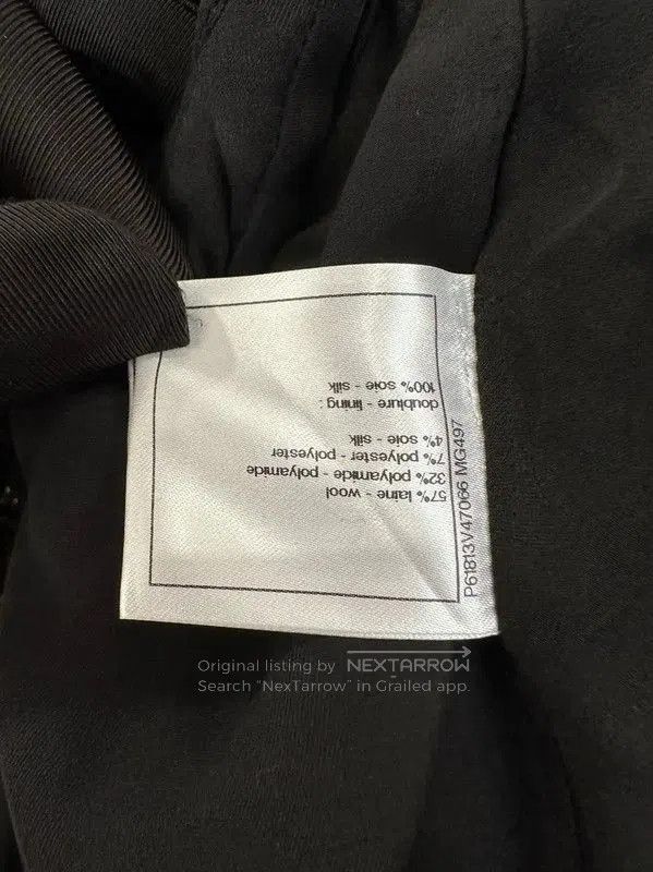Chanel Chanel Black Wool Oversized Coat . Size XL / US 12-14 / IT 48-50 - 9 Thumbnail