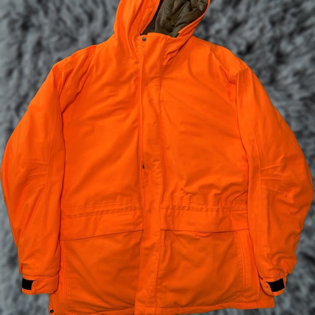 Vintage VINTAGE Cabela's Dry-Plus Scentlok Outdoors Hunting Orange Utility Jacket Men XL Wind-Resistant Zipped Pockets Size US XL / EU 56 / 4 - 1 Thumbnail