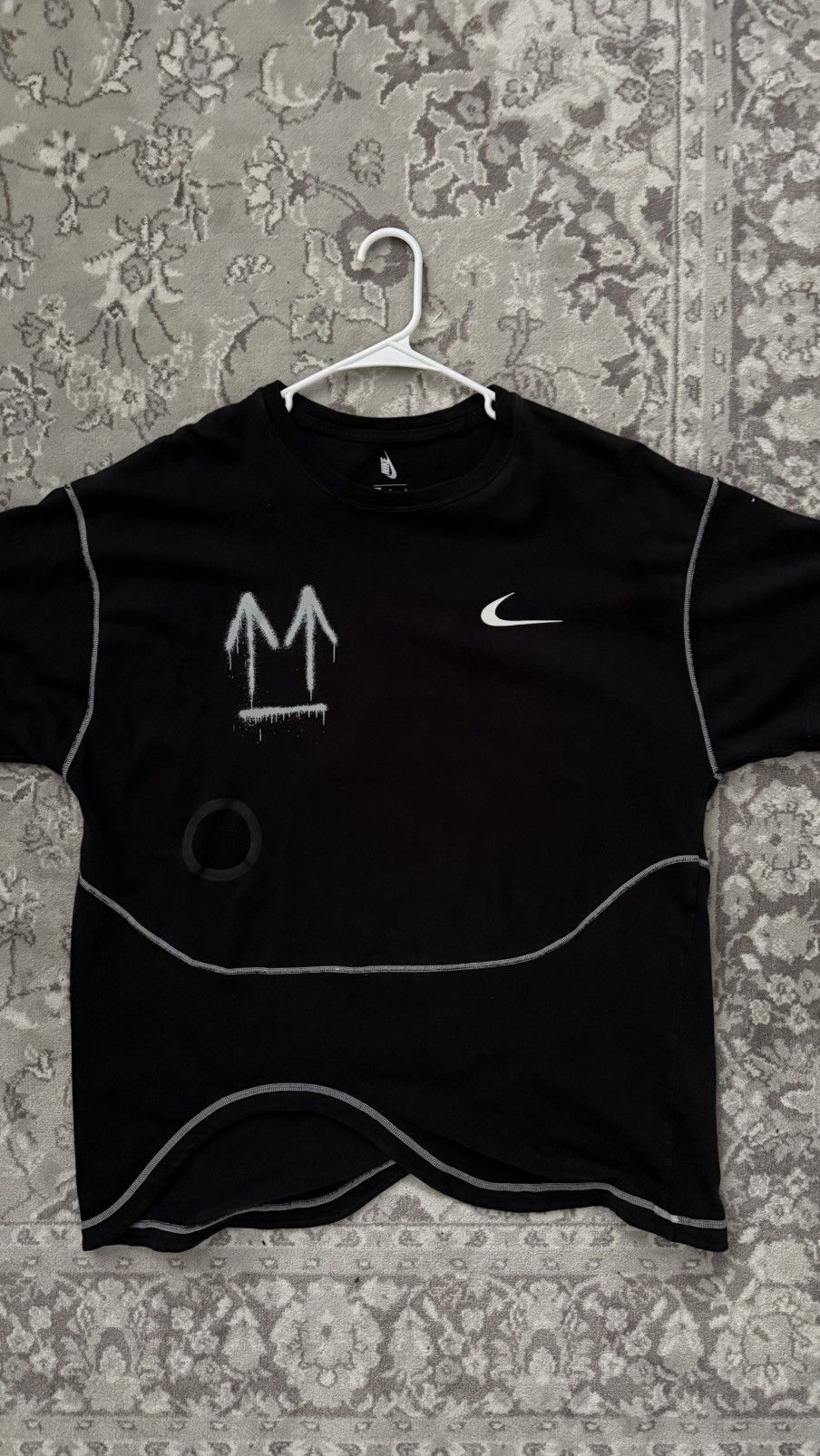 Nike × Off-White Nike x Off-White NRG RU Tee Black Size L Rare Size US L / EU 52-54 / 3 - 1 Thumbnail