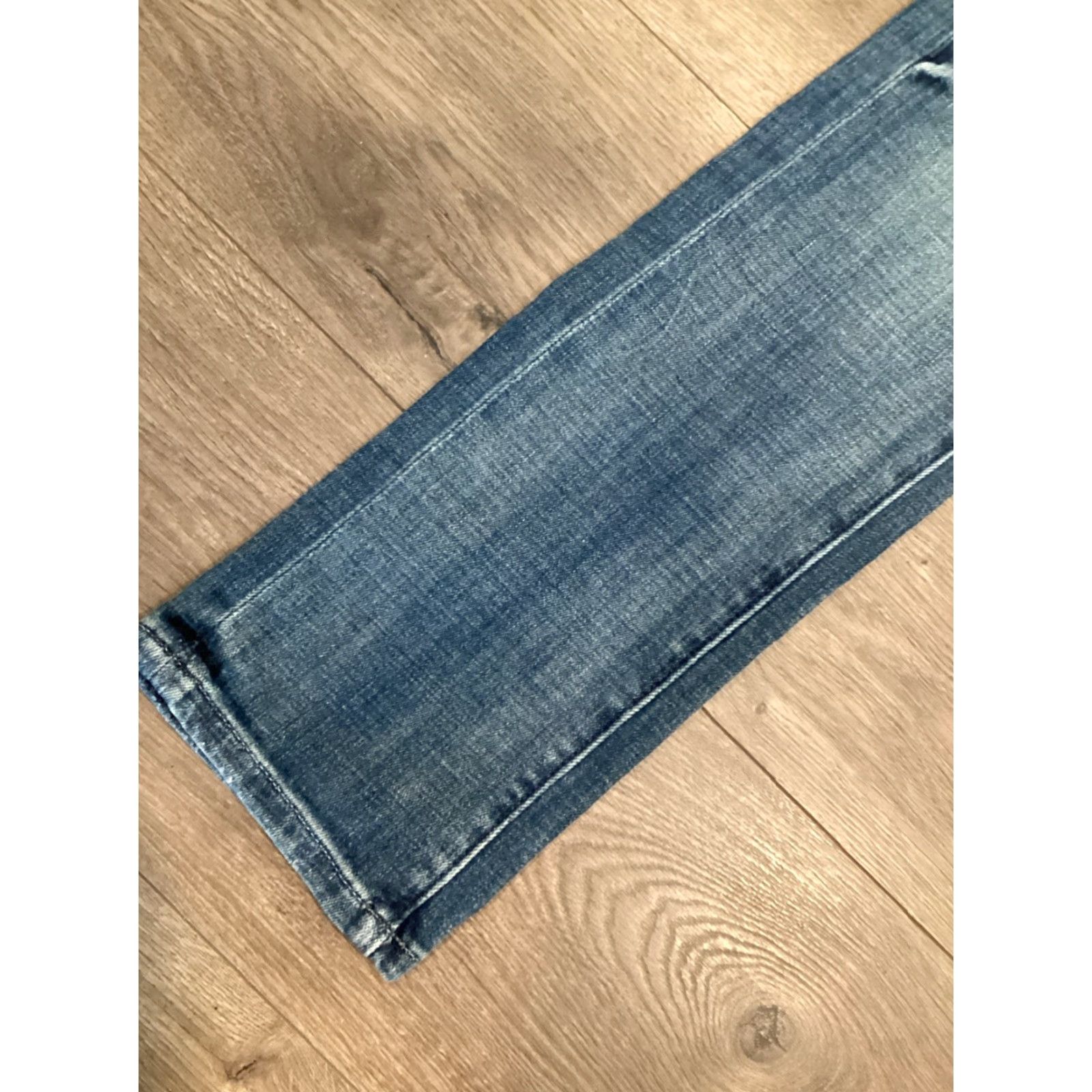 Anthropologie ANTHROPOLOGIE Pilcro & Fit Hyphen Lettermen Denim Jeggings Size 27 Blue Women's Size 27" / US 4 / IT 40 - 2 Thumbnail