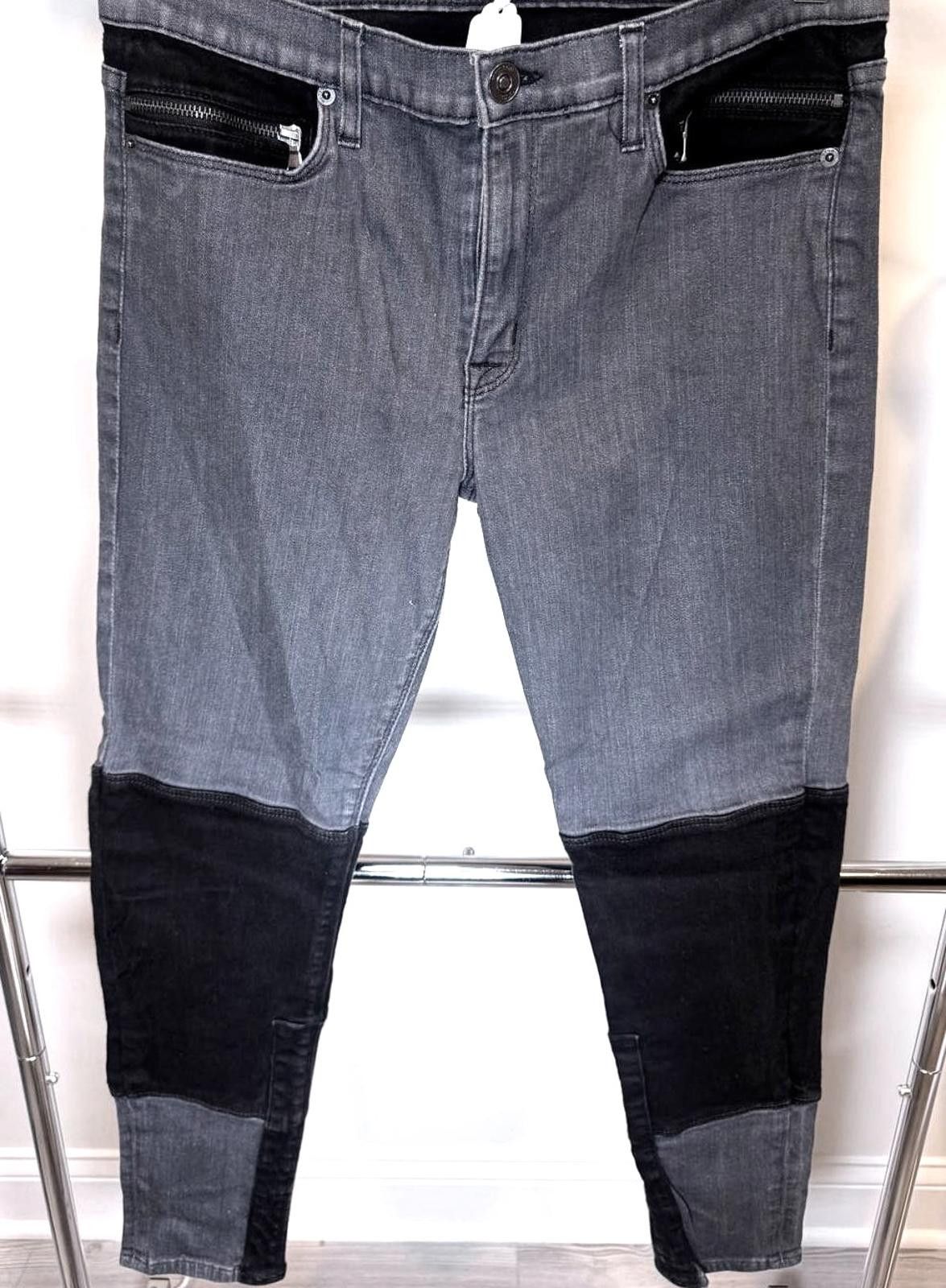 Hudson Hudson High-Rise Skinny Jeans with Paneled Design size 32 Size 32" / US 10 / IT 46 - 1 Thumbnail