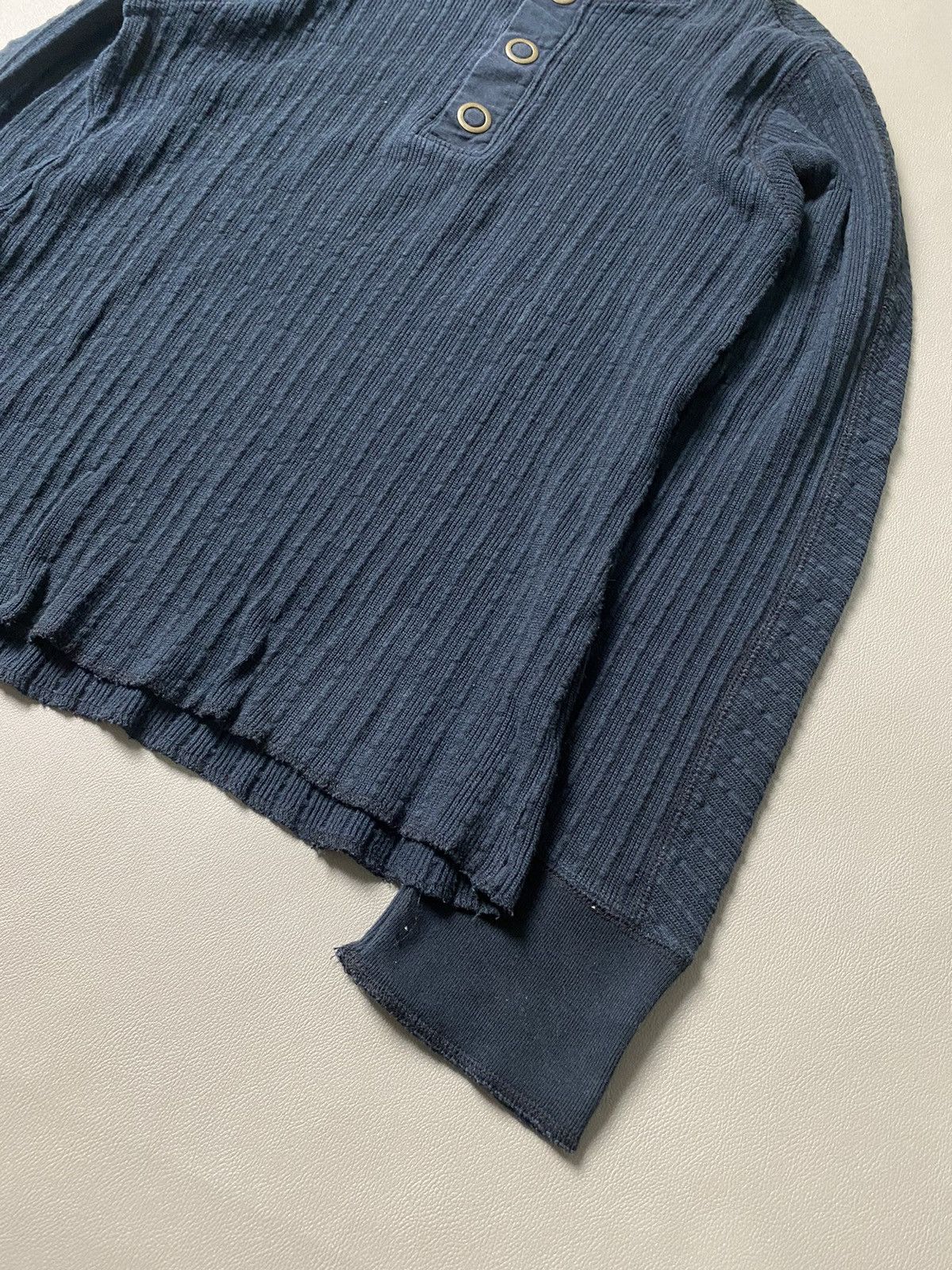 If Six Was Nine × Japanese Brand × Le Grande Bleu (L.G.B.) Vintage Louis Chavlon Big Button Longsleeve Size US M / EU 48-50 / 2 - 3 Thumbnail
