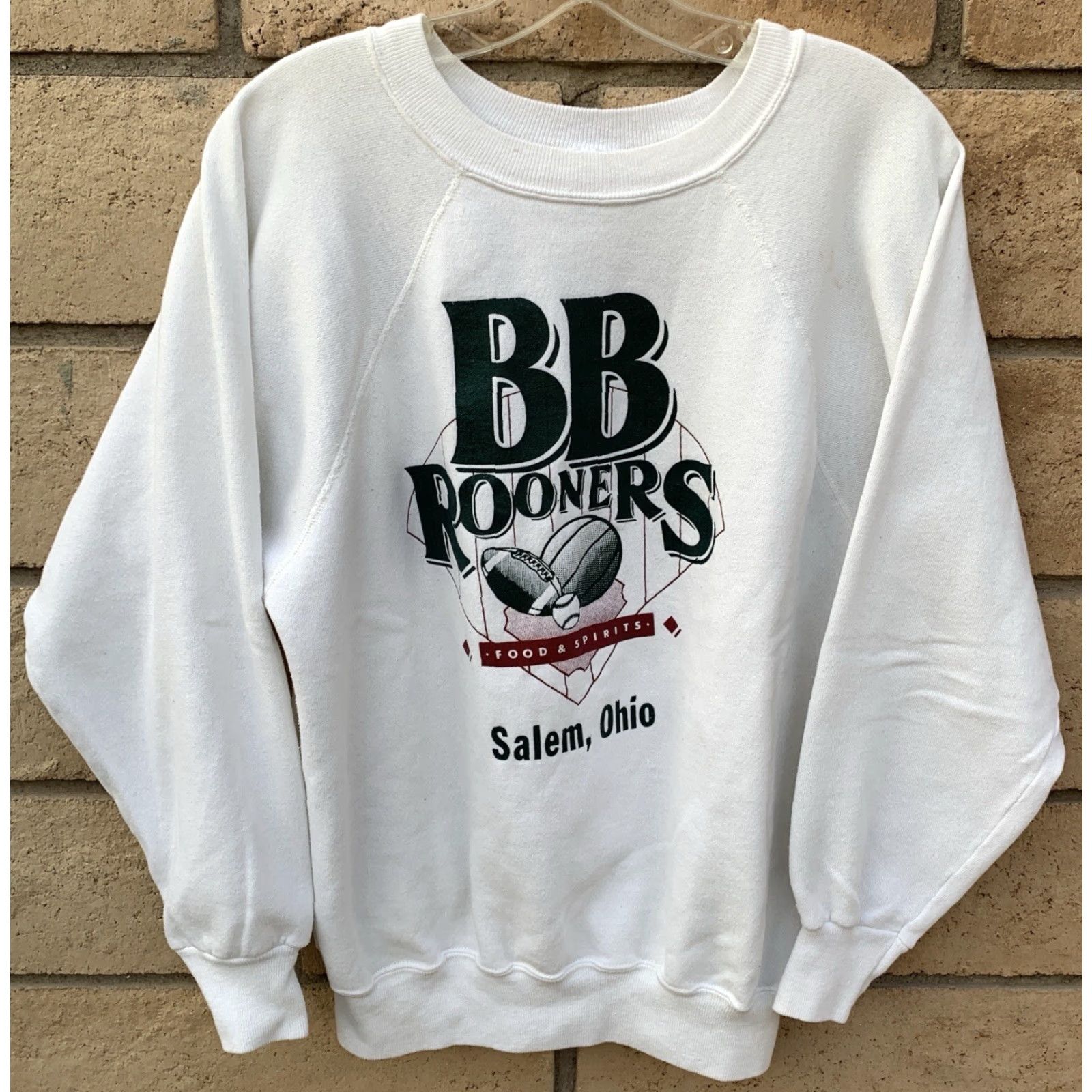 Vintage VINTAGE Ultra Sweats Raglan Sweatshirt Men's White Sport White Baseball Basketball Football L Size US L / EU 52-54 / 3 - 2 Thumbnail