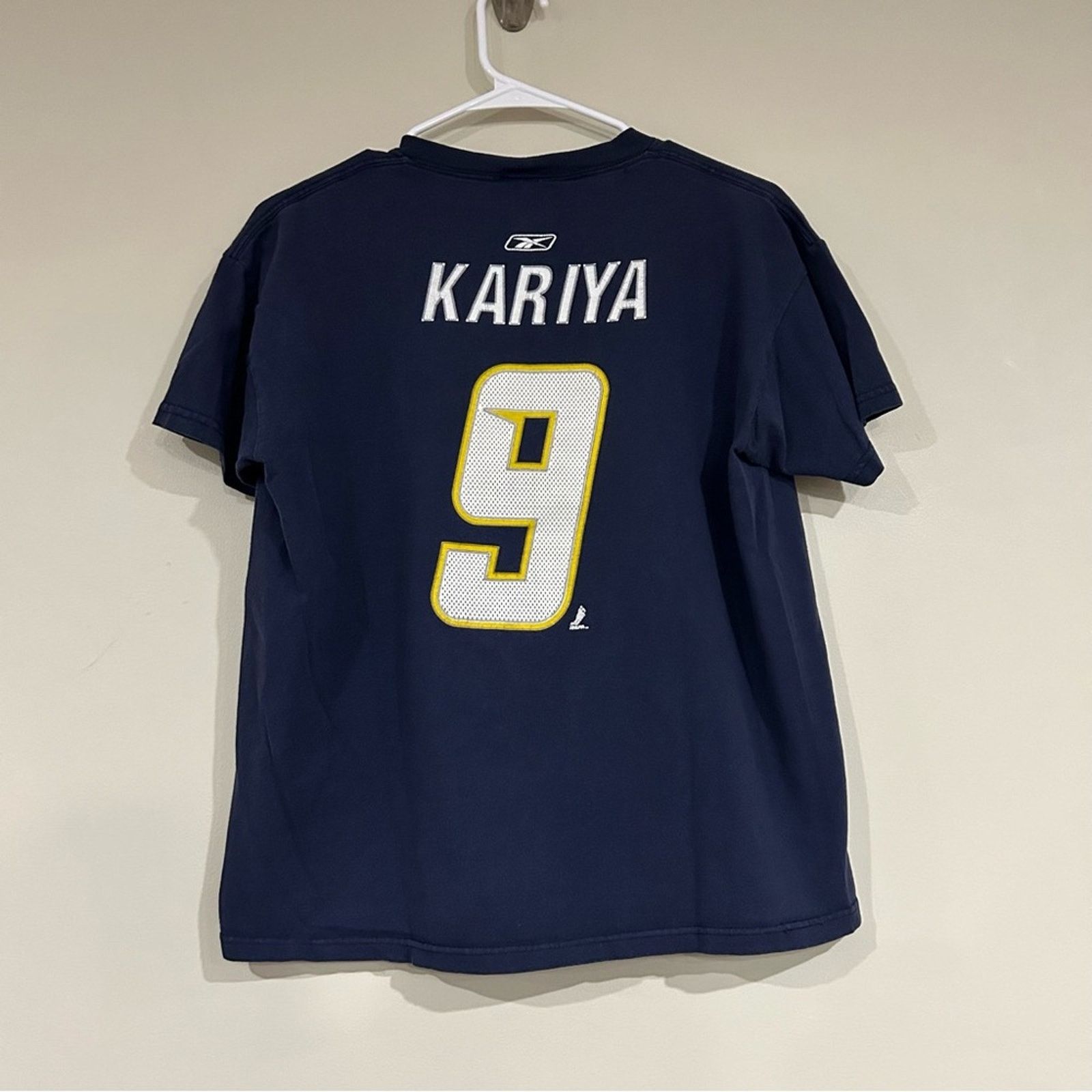 Reebok Vintage Nashville Predators Paul Kariya Shirt Size US M / EU 48-50 / 2 - 2 Thumbnail