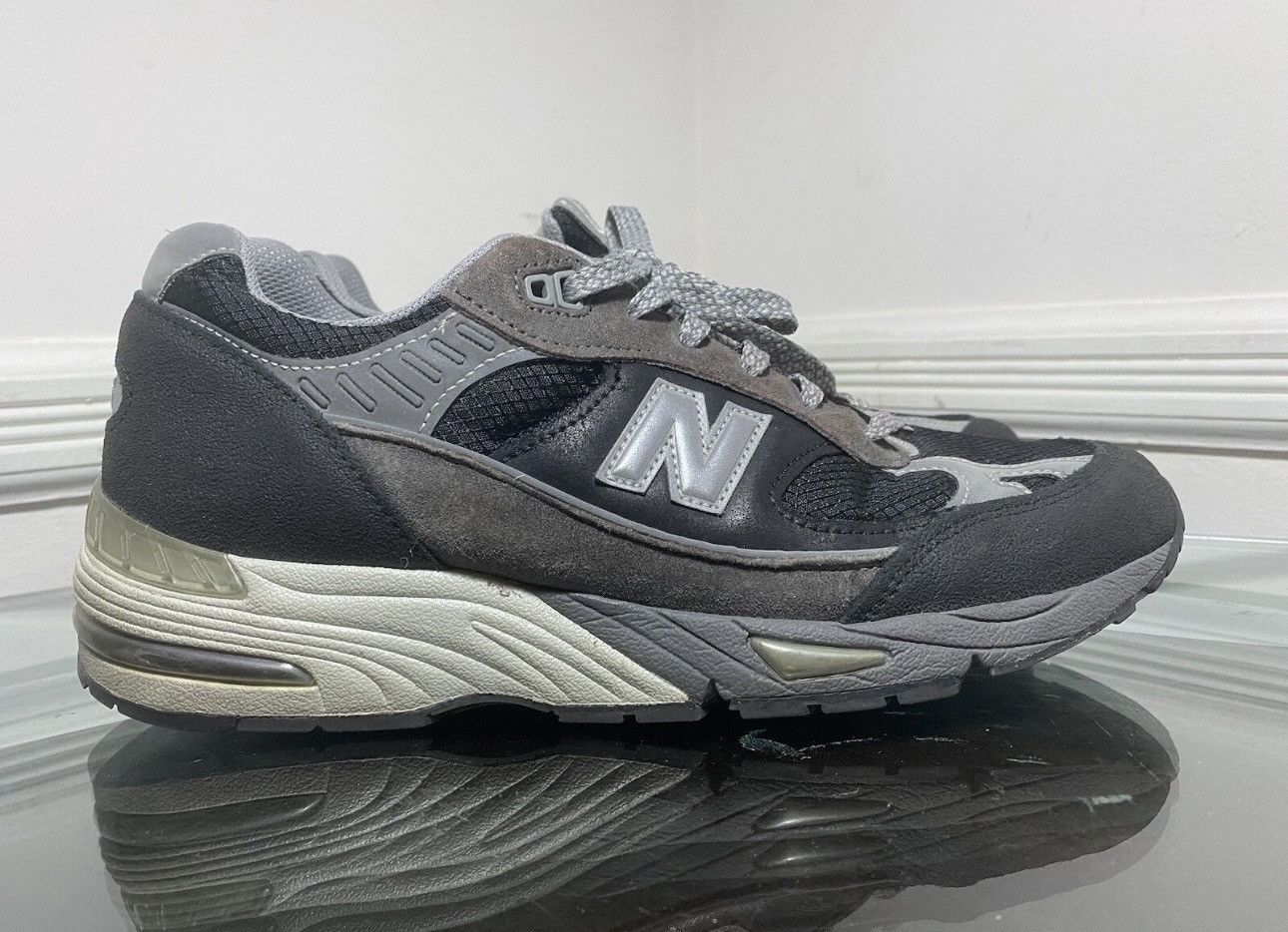 New Balance × Slam Jam New Balance Slam Jam 991 Made In England Black Grey Size 10 Size US 10 / EU 43 - 1 Thumbnail