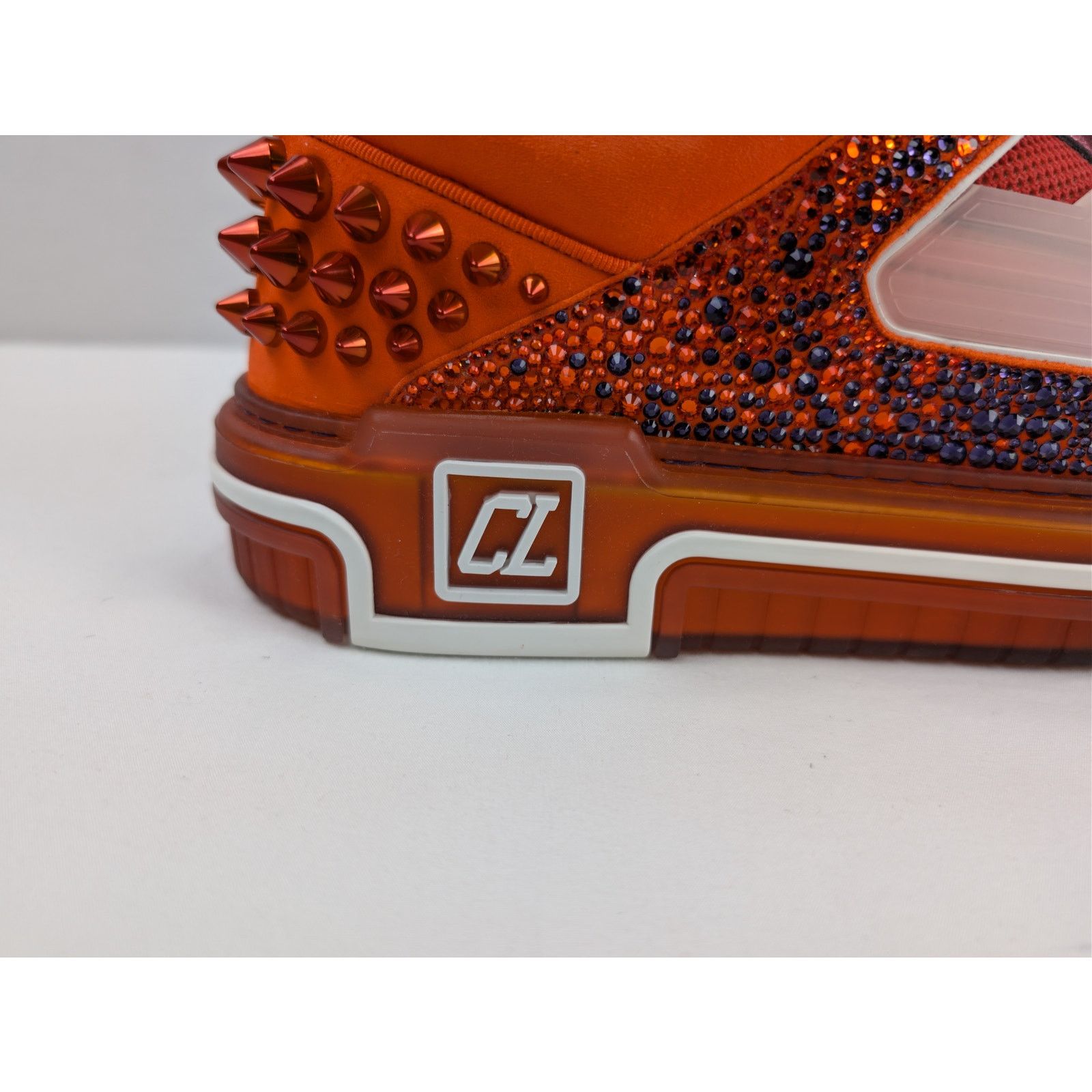 Christian Louboutin o1rshd1 Astroloubi Strass SB Flat Shoe Sneakers Multicolor Size US 9 / EU 42 - 4 Thumbnail