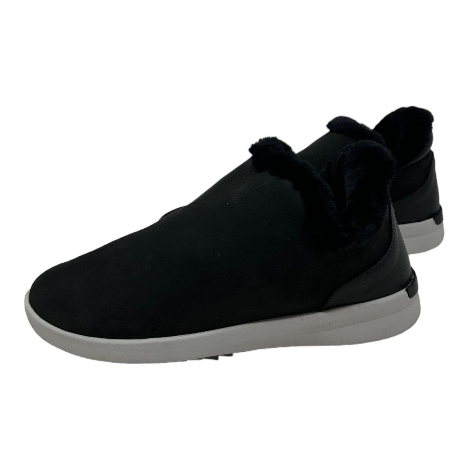 Olukai Olukai Malua Hulu Black Leather Slip-On Sneaker size 7.5 Size US 7.5 / IT 37.5 - 1 Thumbnail