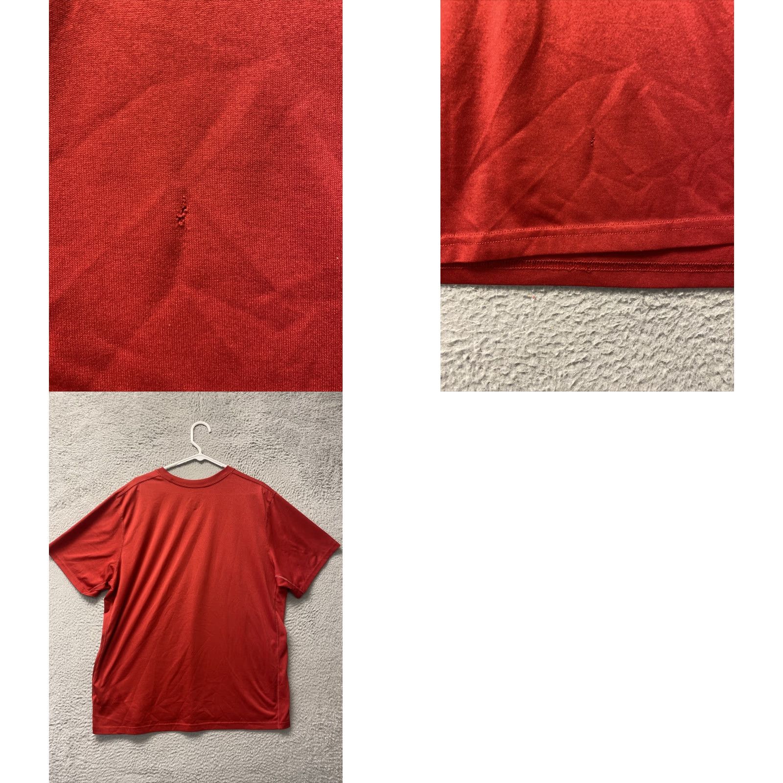 Nike Nike Dri-FIT Shirt XL Adult Red Athletic Fit Swoosh Logo Mens L /108-15 Size US XL / EU 56 / 4 - 8 Thumbnail