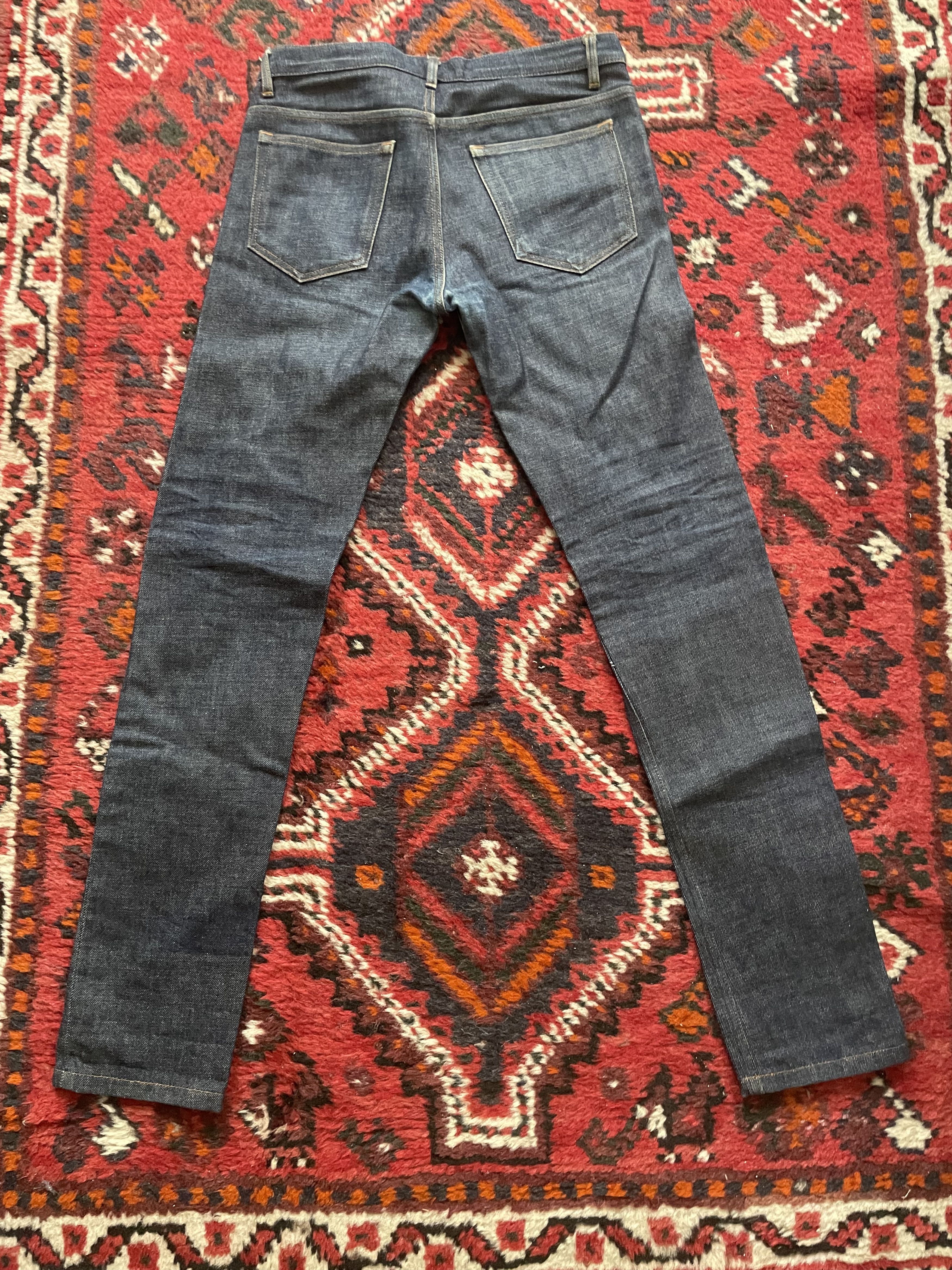 A.P.C. APC Petit New Standard 27 x 31 Raw Dark Blue Denim Raw Jeans Size US 27 - 2 Thumbnail