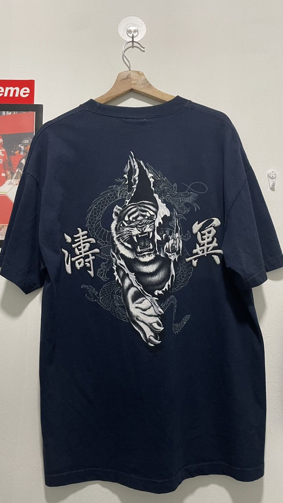Other Vintage Sideout 90s Tiger Print Size US XL / EU 56 / 4 - 4 Thumbnail