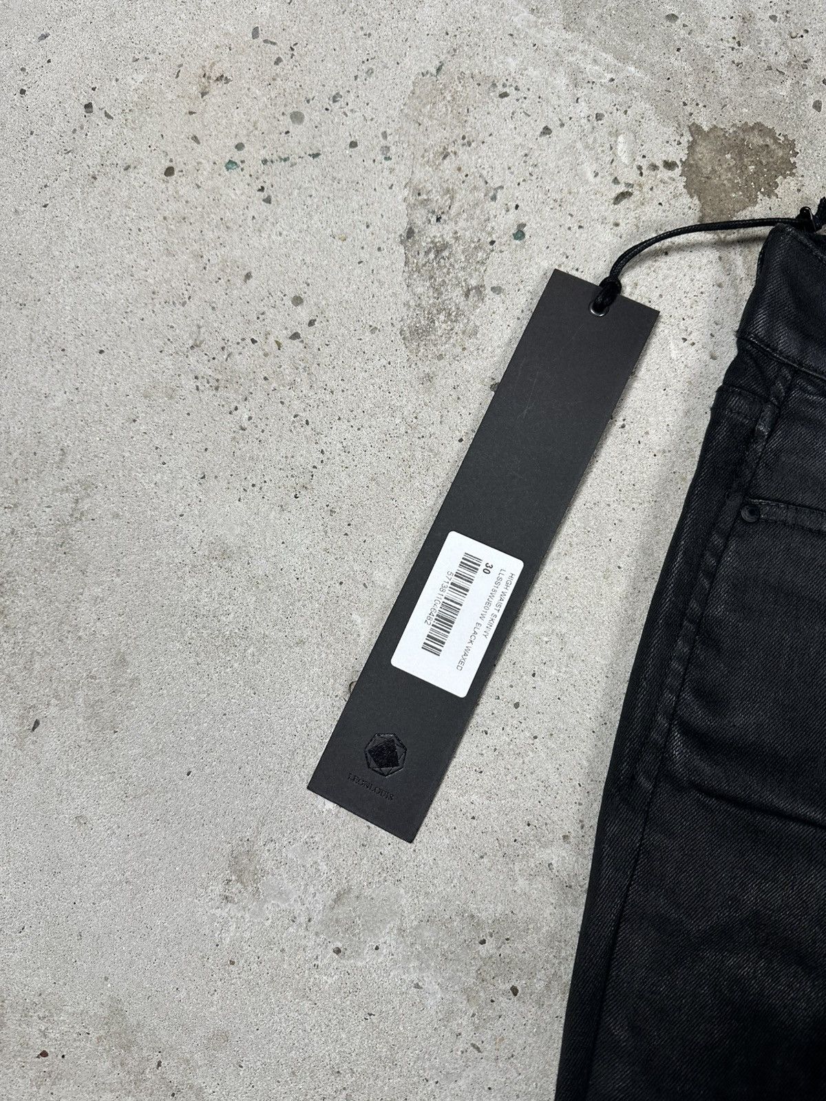 Leon Louis Leon Louis Black Waxed High Waist Skinny Jeans Size US 30 / EU 46 - 8 Thumbnail