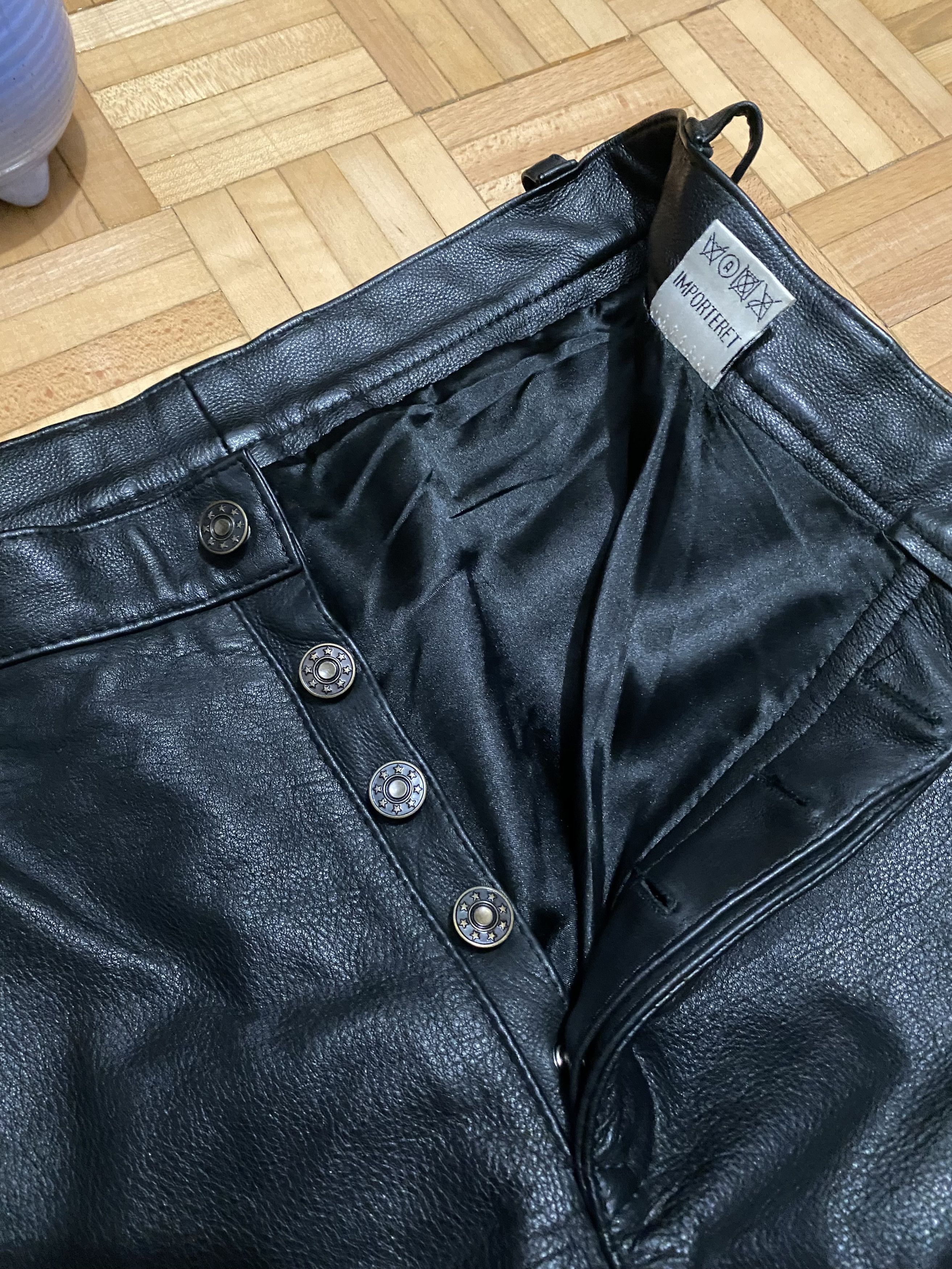 Genuine Leather Vintage leather pants 90s 80s Size US 32 / EU 48 - 6 Thumbnail
