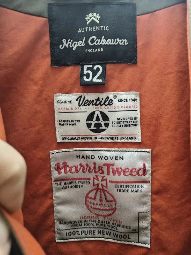 Nigel Cabourn Nigel Cabourn Ventile Harris Tweed Vest. Size US L / EU 52-54 / 3 - 4 Thumbnail