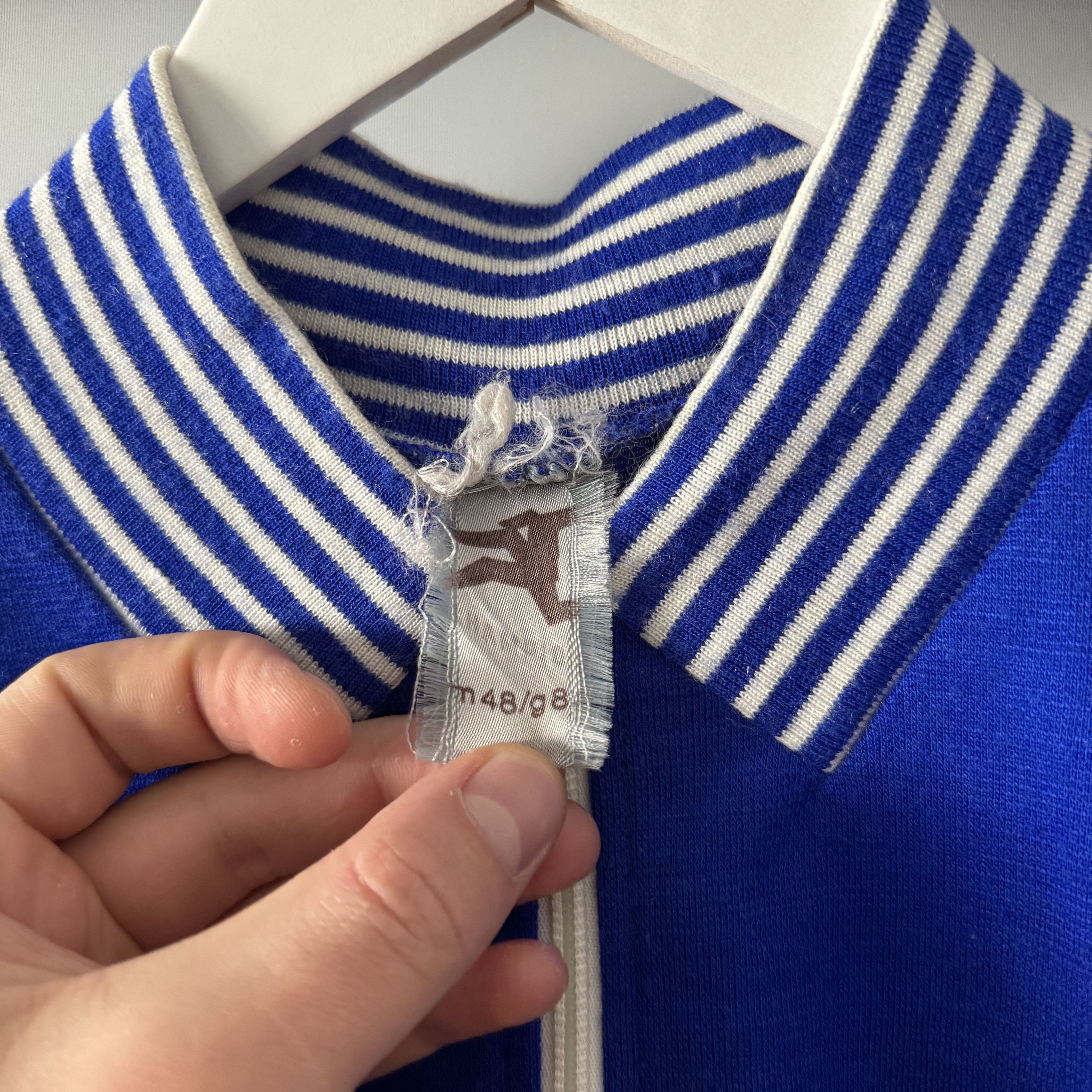 Champion Vintage Men's Champion Blue Striped Zip Jacket Rarefind Size US M / EU 48-50 / 2 - 8 Thumbnail
