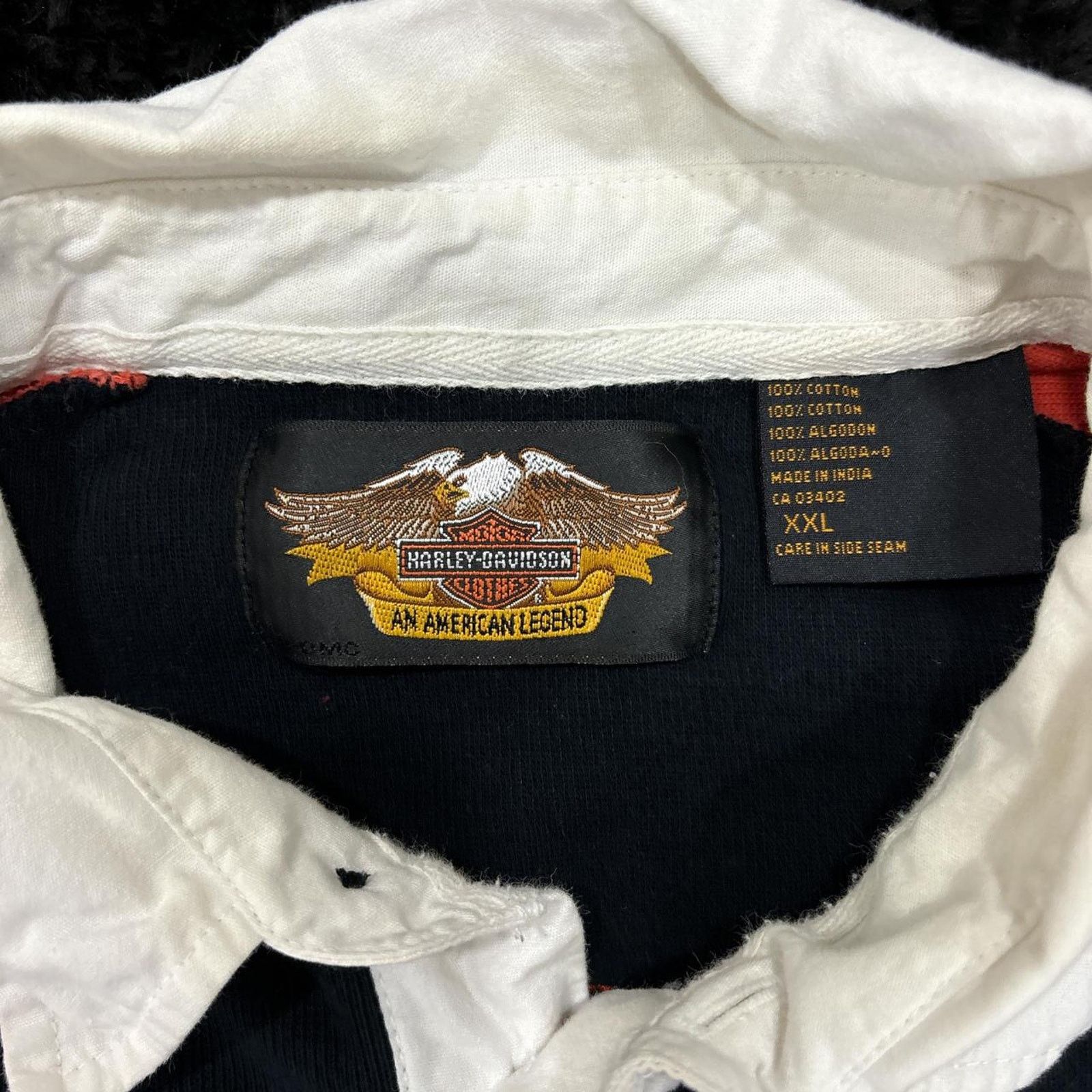 Harley Davidson Vintage Harley davidson longsleeve polo Size US XXL / EU 58 / 5 - 4 Thumbnail