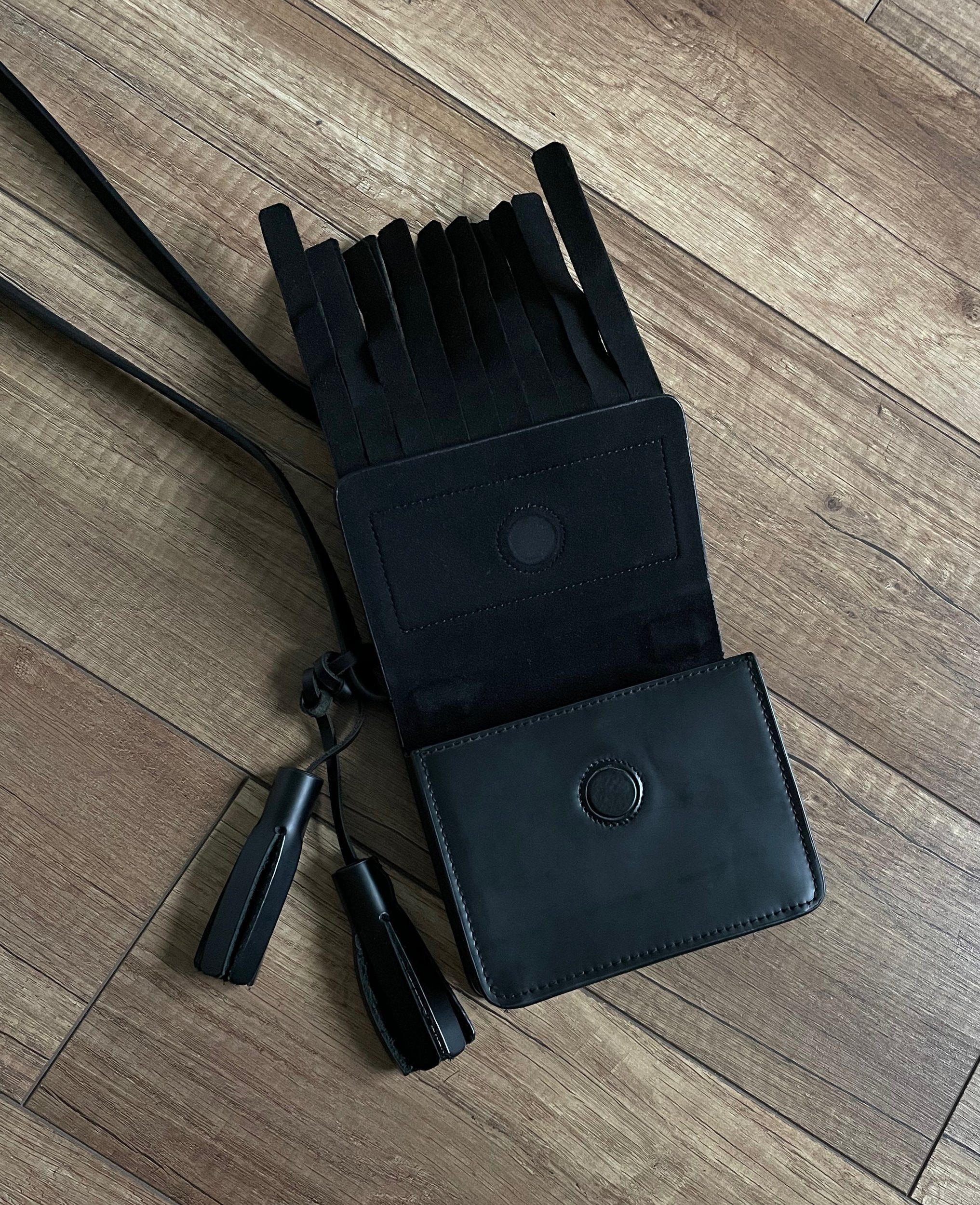 Acne Studios Acne Studios Laurie Leather Fringe Crossbody Mini Bag Size ONE SIZE - 9 Thumbnail