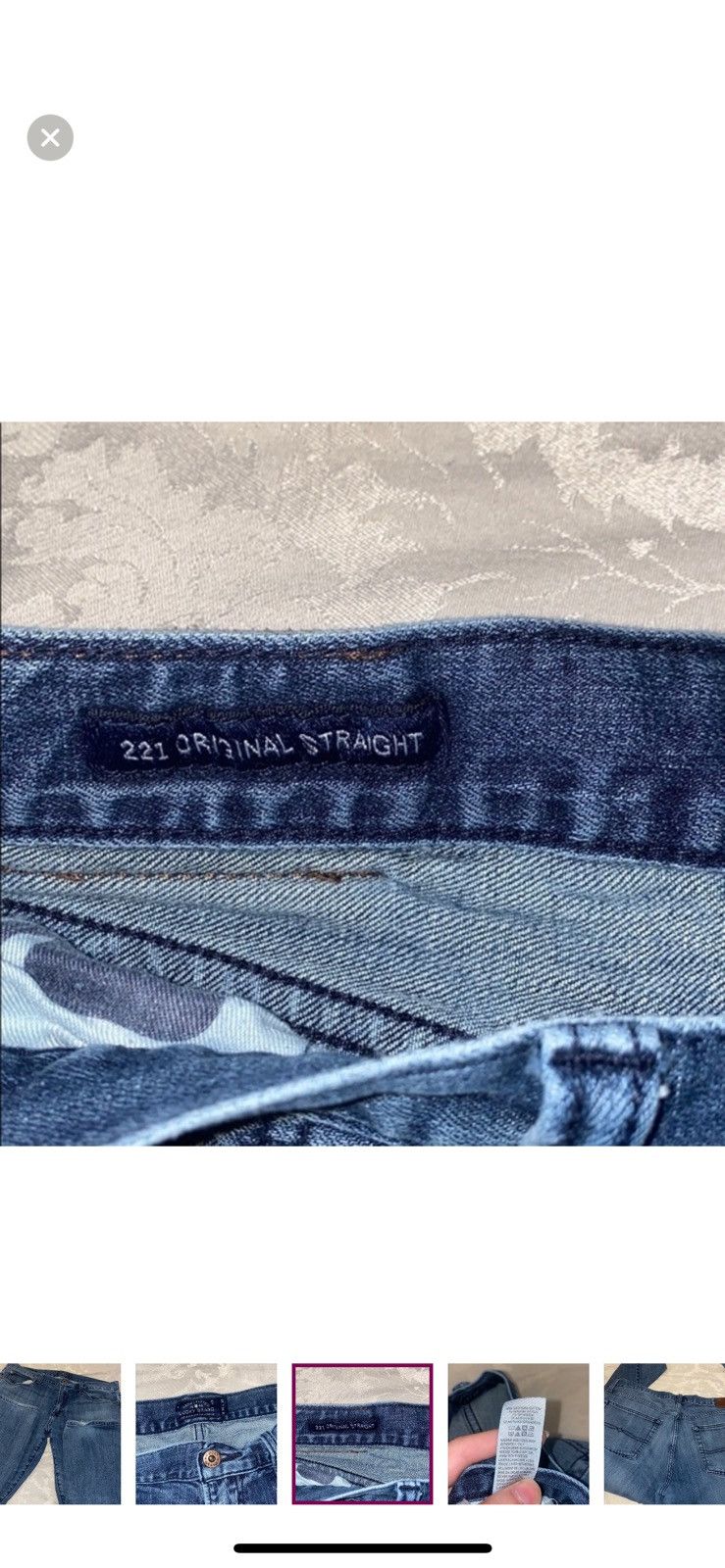 Lucky Brand Lucky brand 221 original straight jeans size 36 Size US 36 / EU 52 - 6 Thumbnail