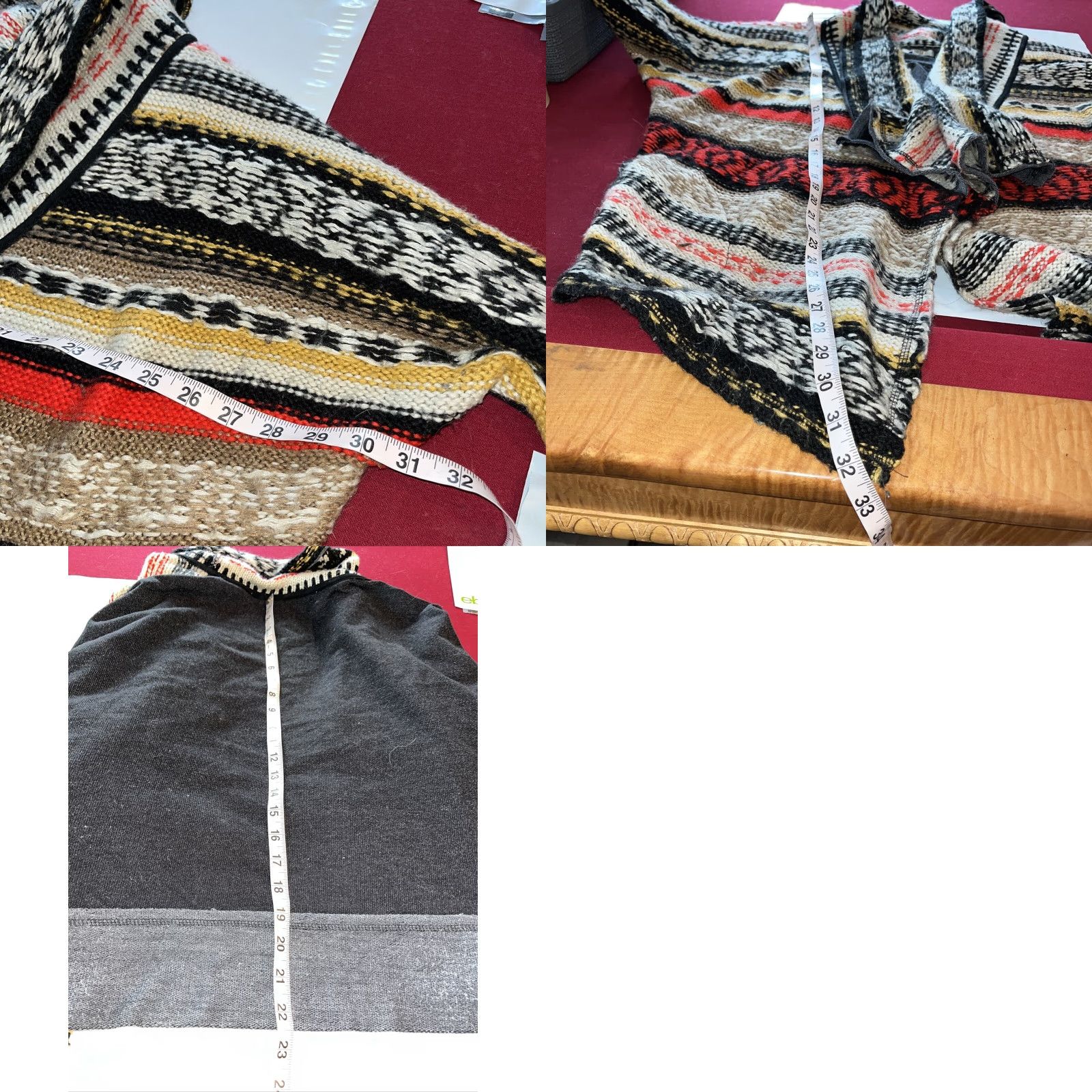 BB Dakota BB Dakota Colorful SWEATER Cardigan Open Front KNIT Waterfall Neck Women’s Large Size L / US 10 / IT 46 - 10 Thumbnail