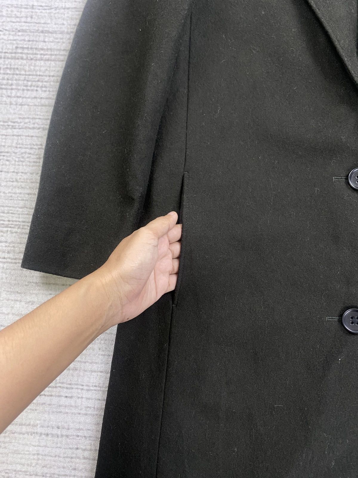Undercover × Uniqlo Vintage Uniqlo X Undercover Wool Trench Coat Jacket Size US S / EU 44-46 / 1 - 7 Thumbnail
